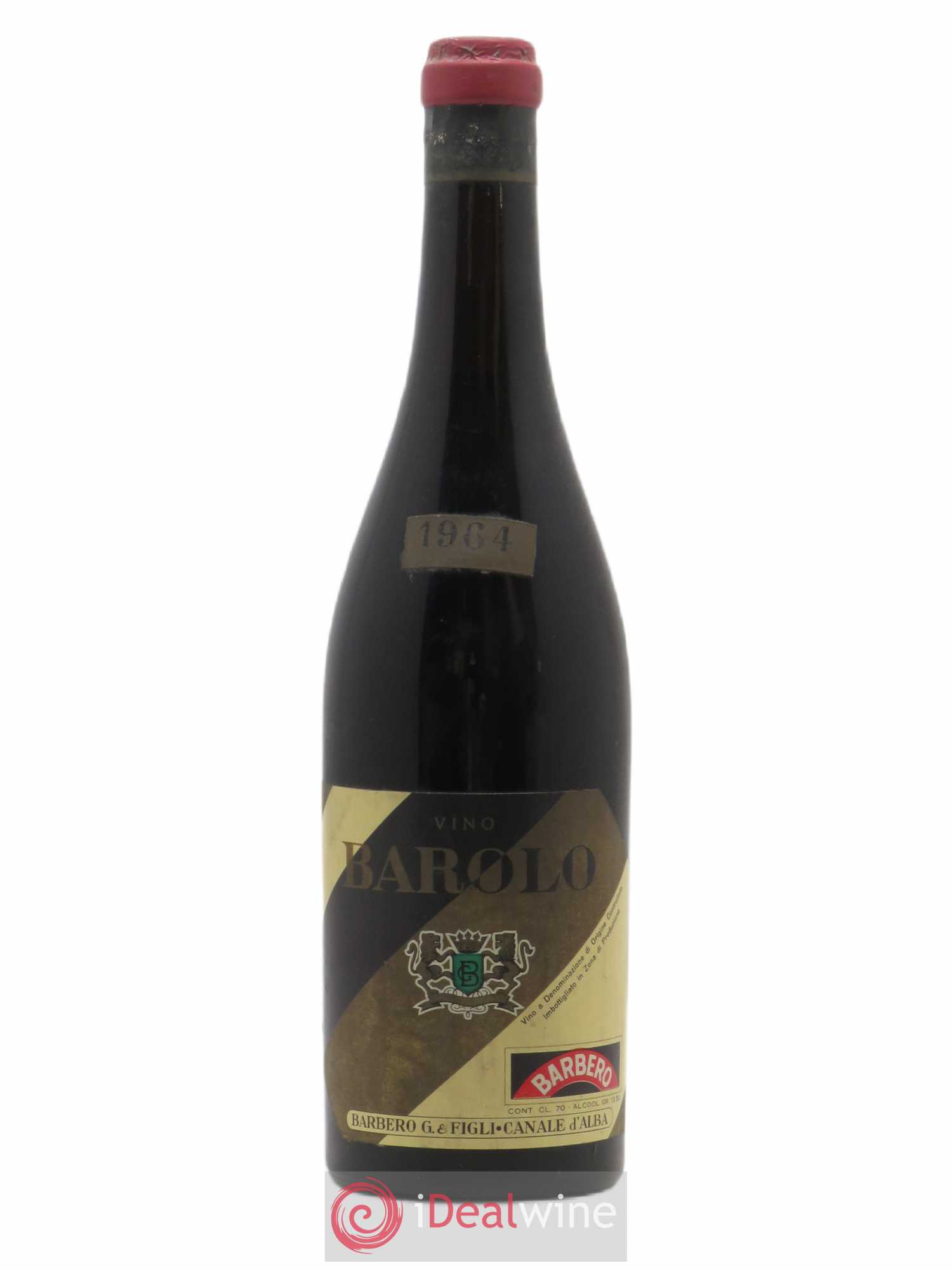 Barolo Barbero & Figli Canale (sans prix de réserve) 1964 - Posten von 1 Flasche - 0