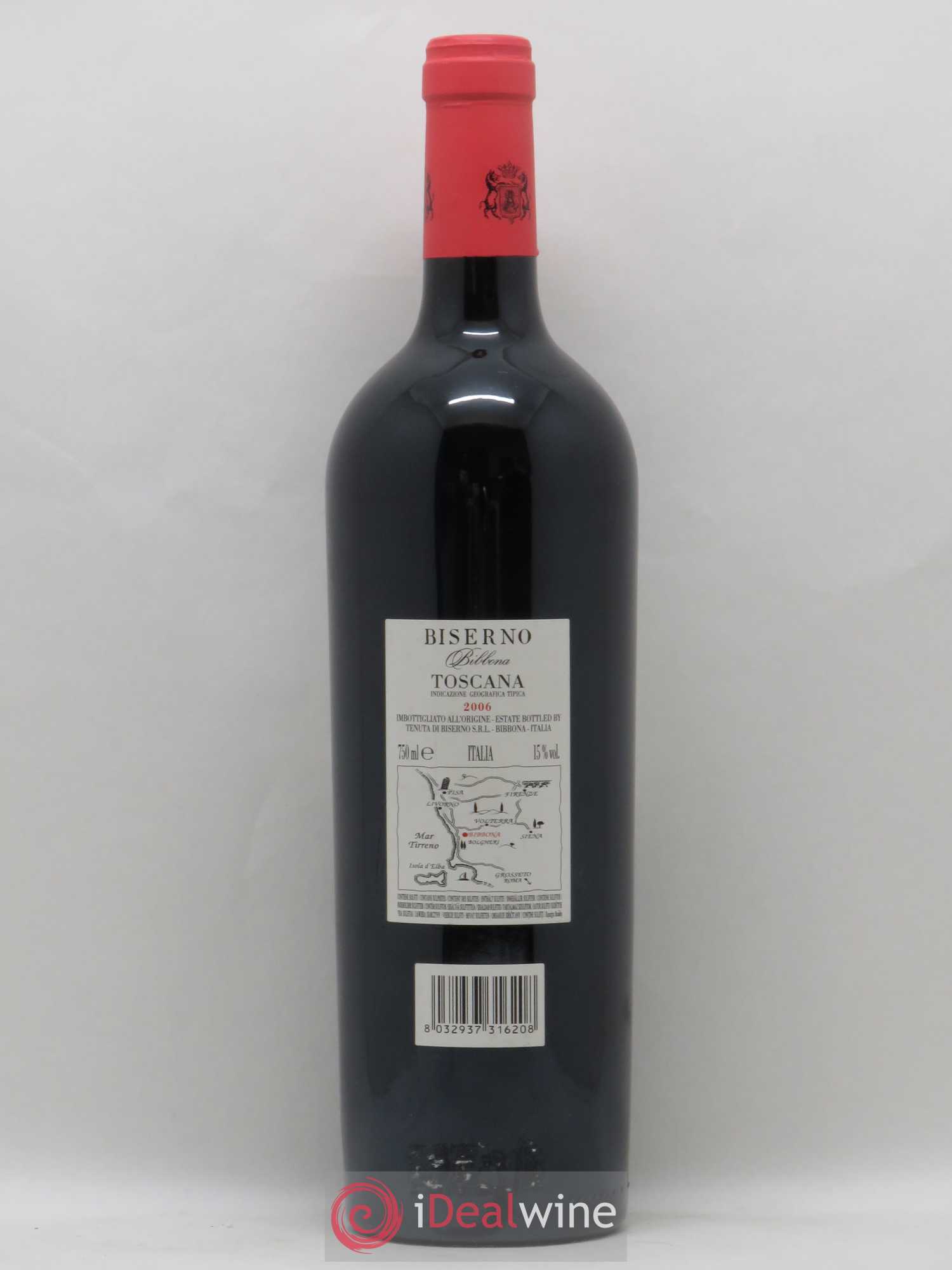 Toscana IGT Bibbona Tenuta di Biserno (sans prix de réserve) 2006 - Posten von 1 Flasche - 1