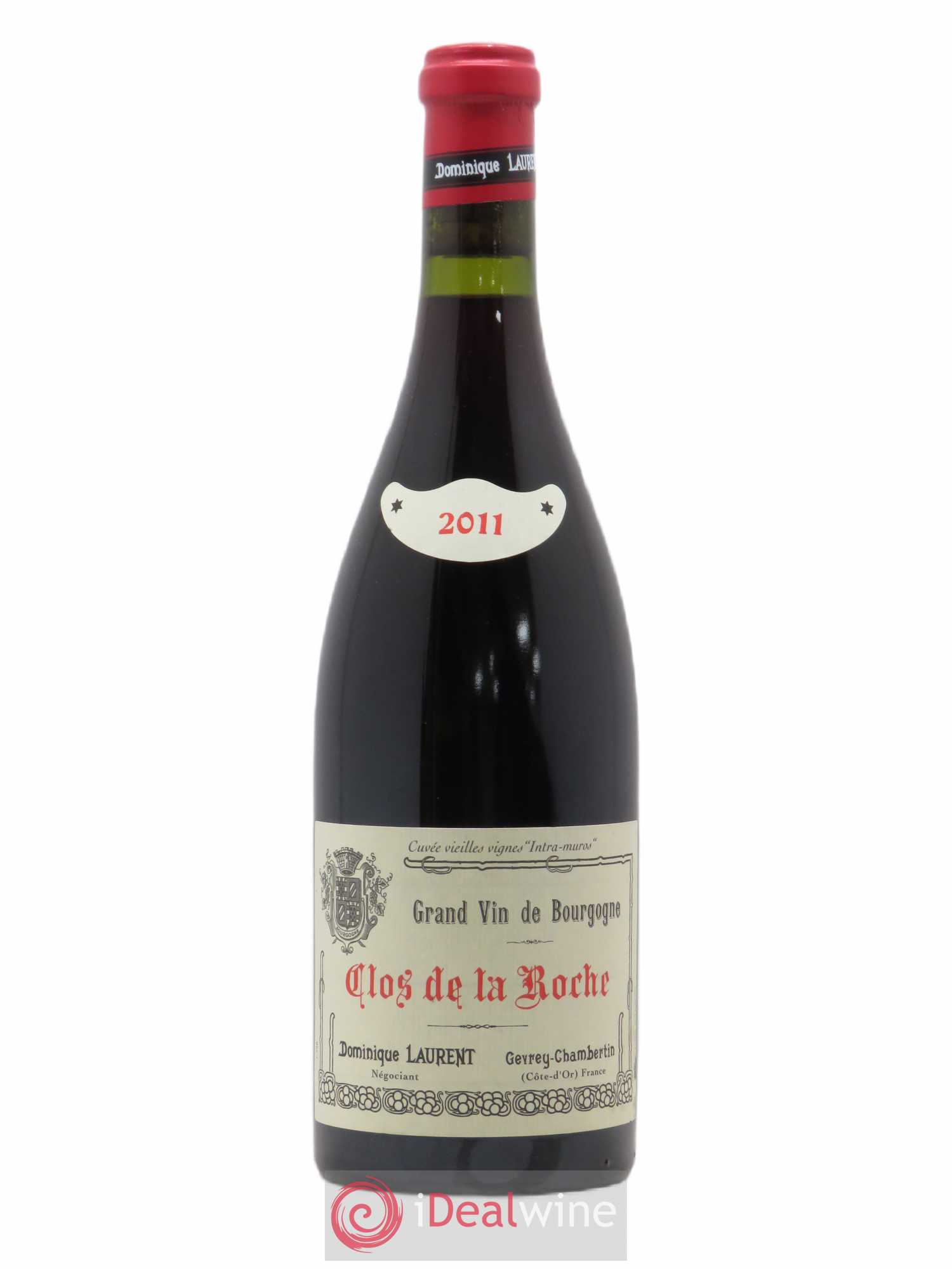 Clos de la Roche Grand Cru Vieilles vignes Intra-muros Dominique Laurent Vieilles Vignes Intra Muros (sans prix de réserve) 2011 - Posten von 1 Flasche - 0