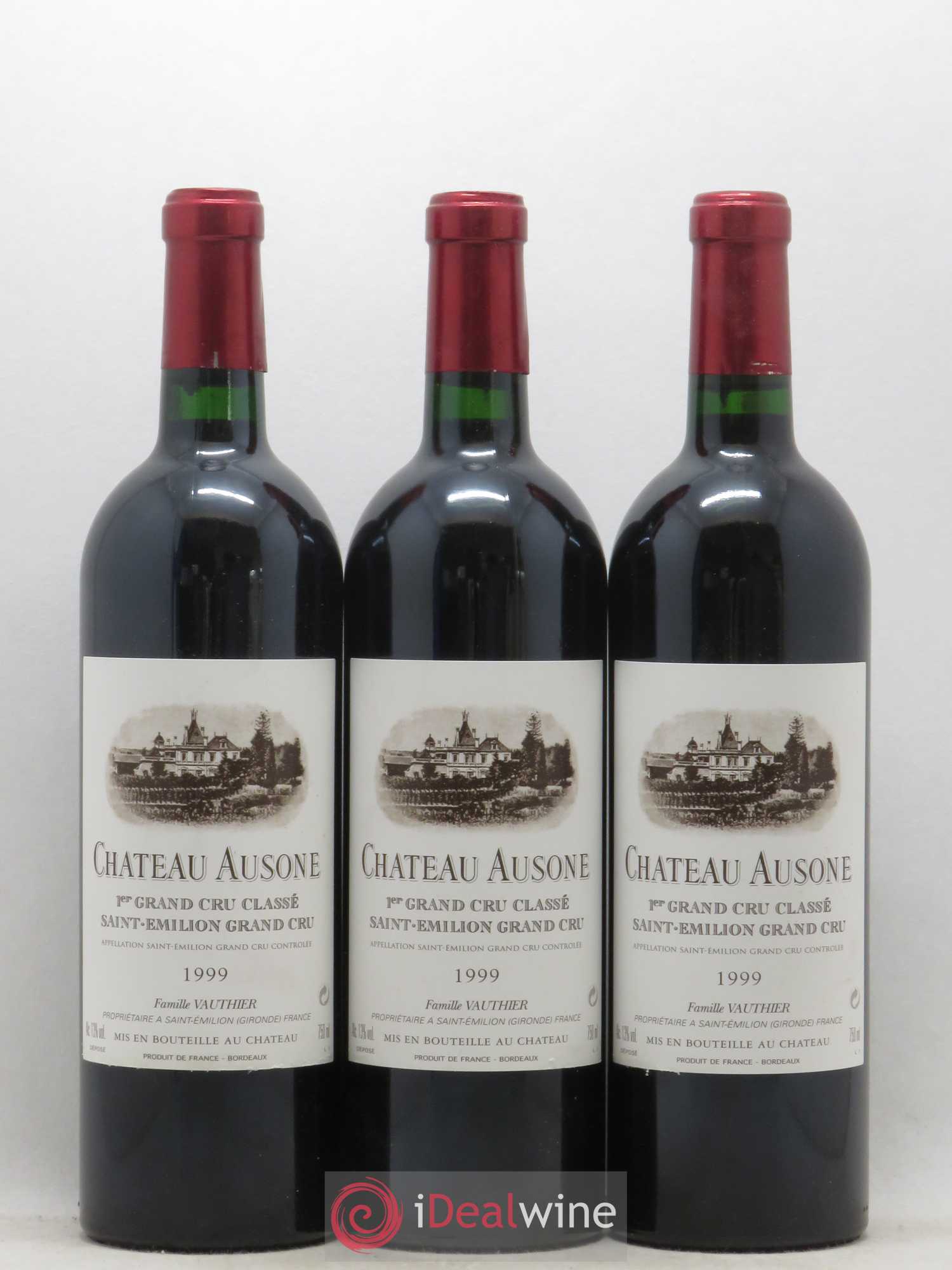 Château Ausone 1er Grand Cru Classé A 1999 - Lot de 12 bouteilles - 1