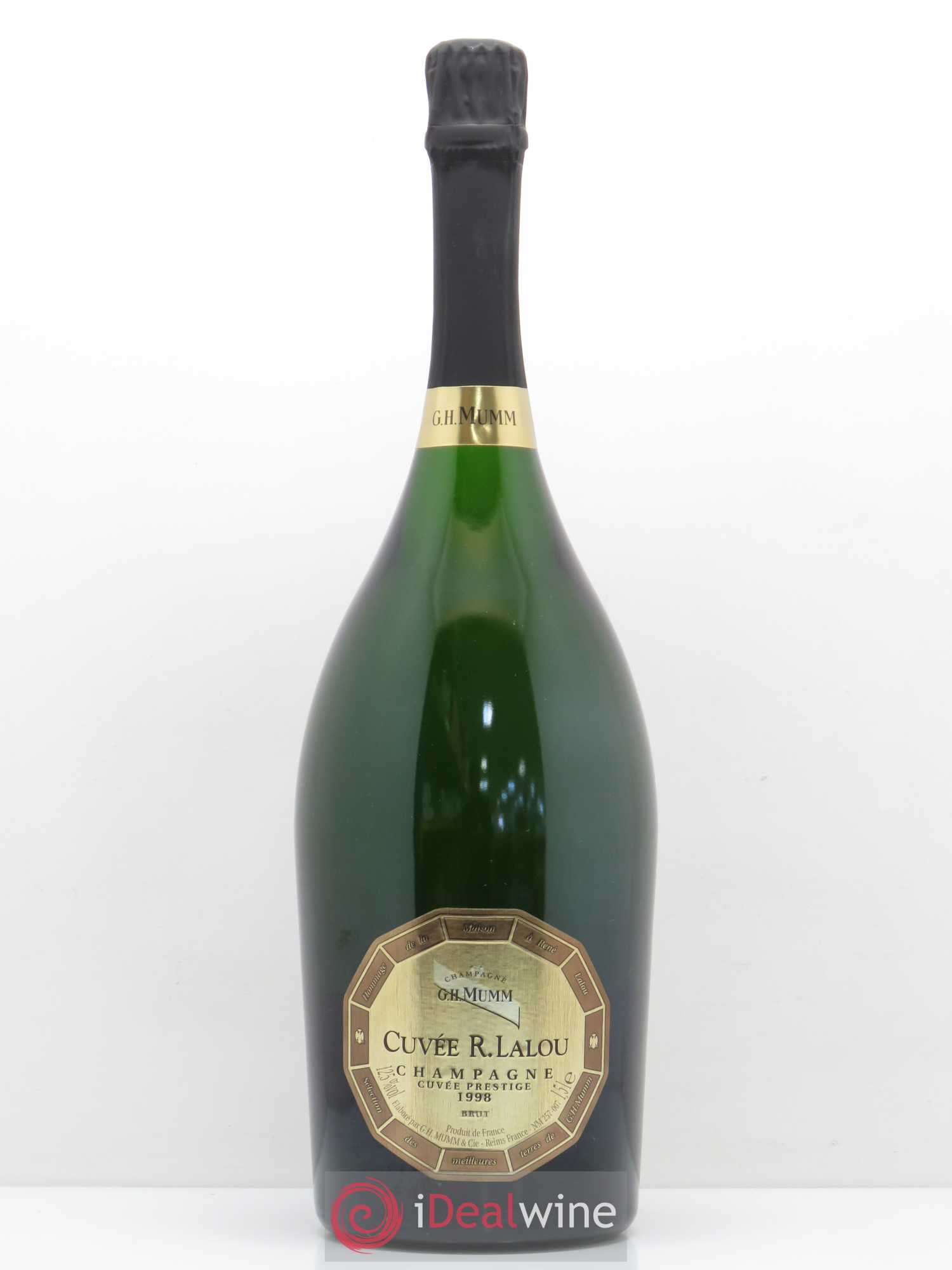 René Lalou Mumm (sans prix de réserve) 1998 - Lot de 1 magnum - 0