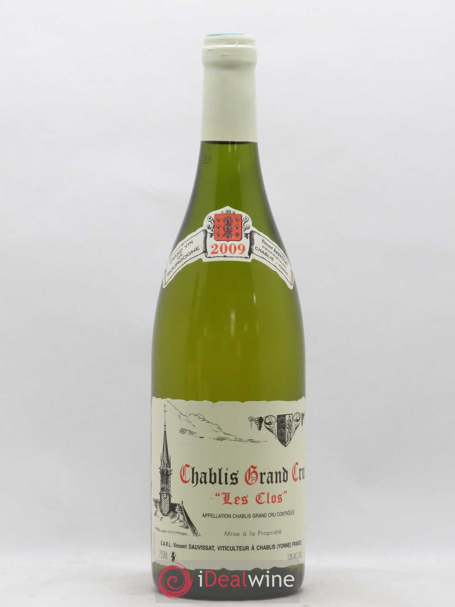 Chablis Grand Cru Les Clos Vincent Dauvissat (Domaine) (sans prix de réserve) 2009 - Lot de 1 bouteille - 0