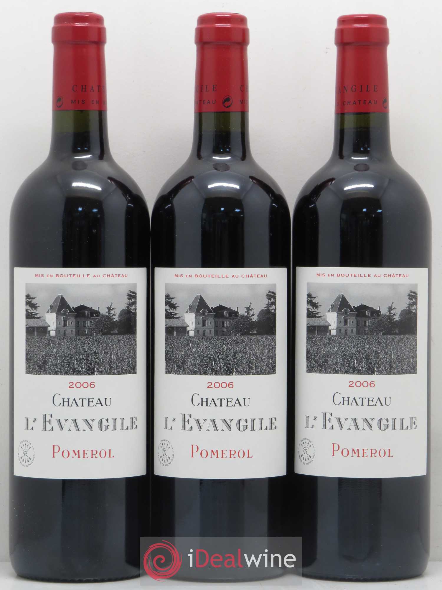 Château l' Évangile 2006 - Lot de 12 bouteilles - 1