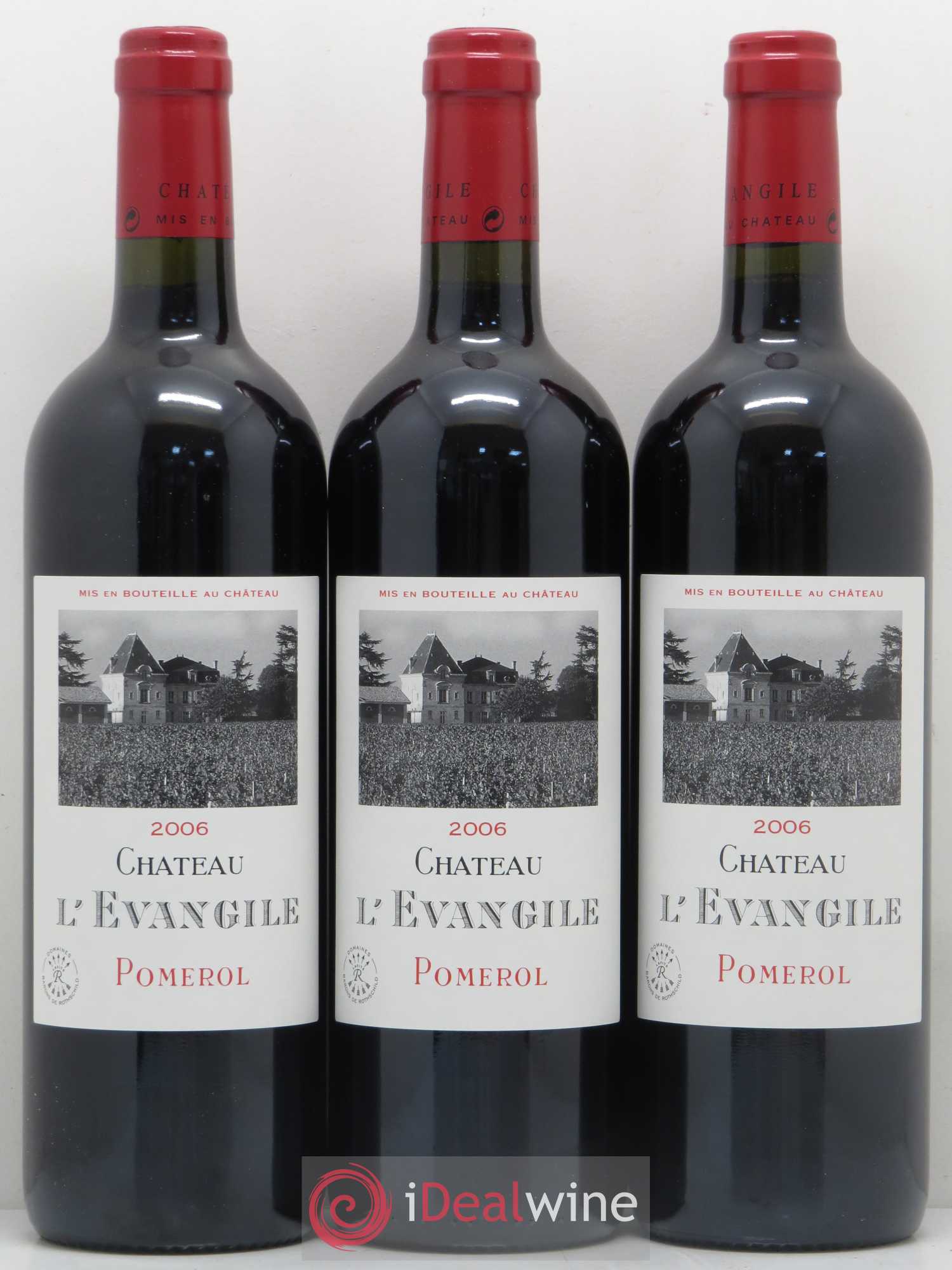 Château l' Évangile 2006 - Lot de 12 bouteilles - 2