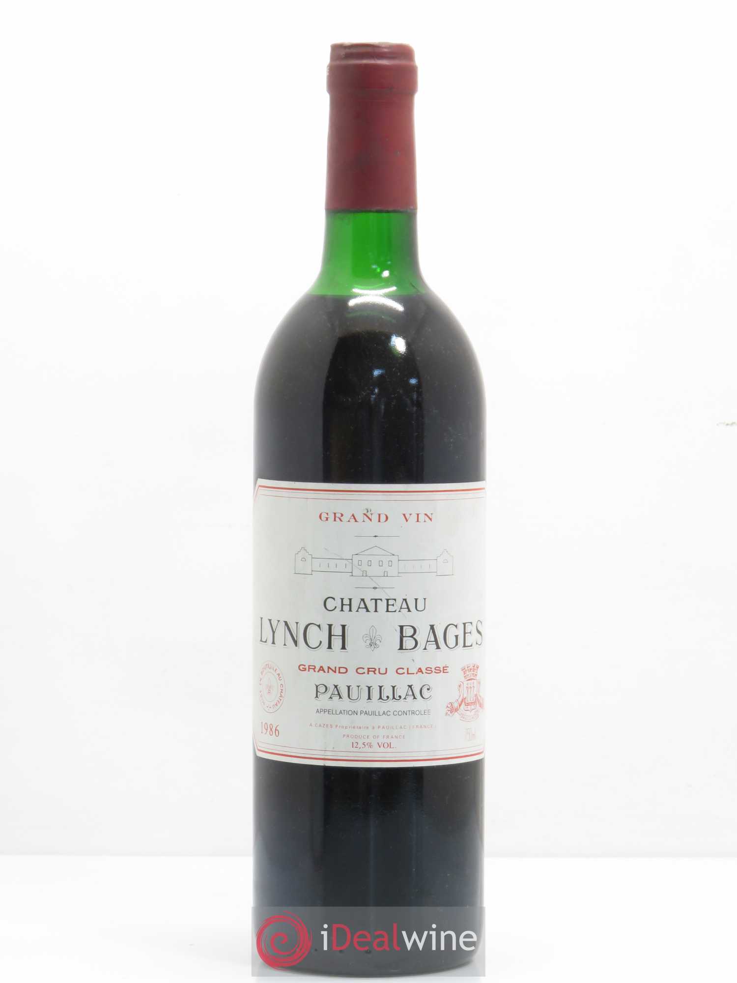 Château Lynch Bages 5ème Grand Cru Classé (sans prix de réserve) 1986 - Lot de 1 bouteille - 0