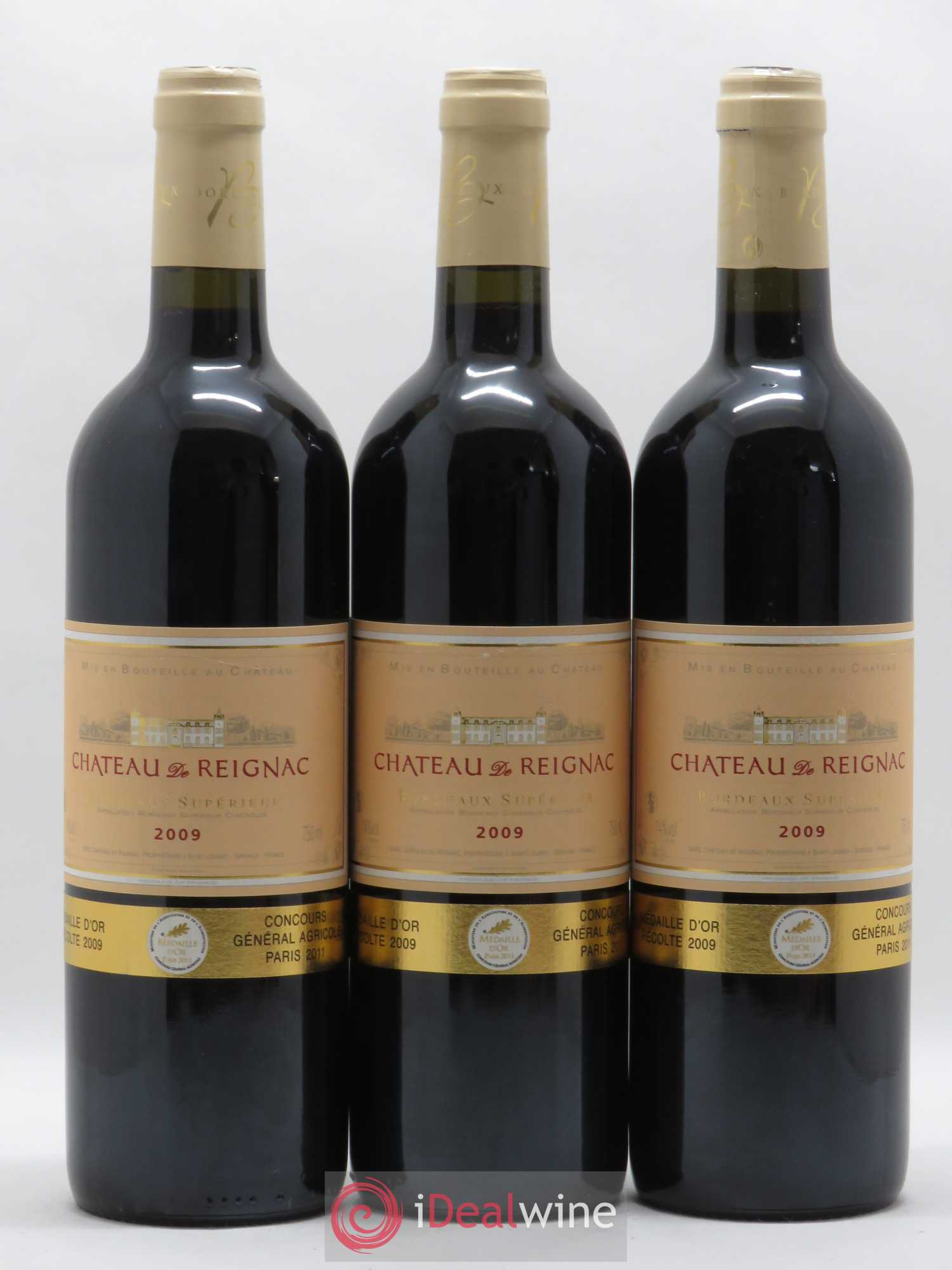 Château de Reignac Second Vin (sans prix de réserve) 2009 - Lot de 3 bouteilles - 0