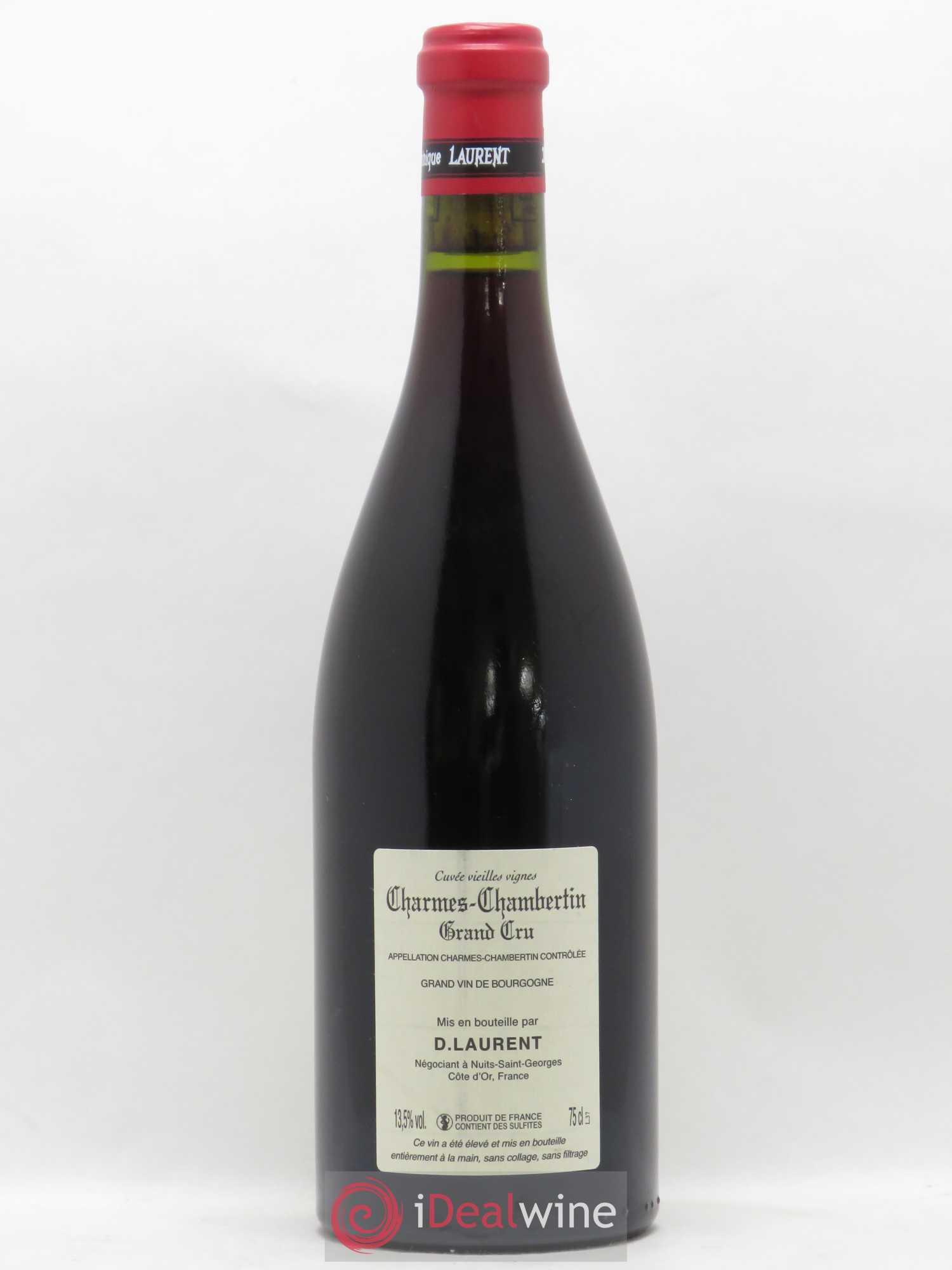Charmes-Chambertin Grand Cru Vieilles Vignes Dominique Laurent  (sans prix de réserve) 2012 - Lot de 1 bouteille - 1