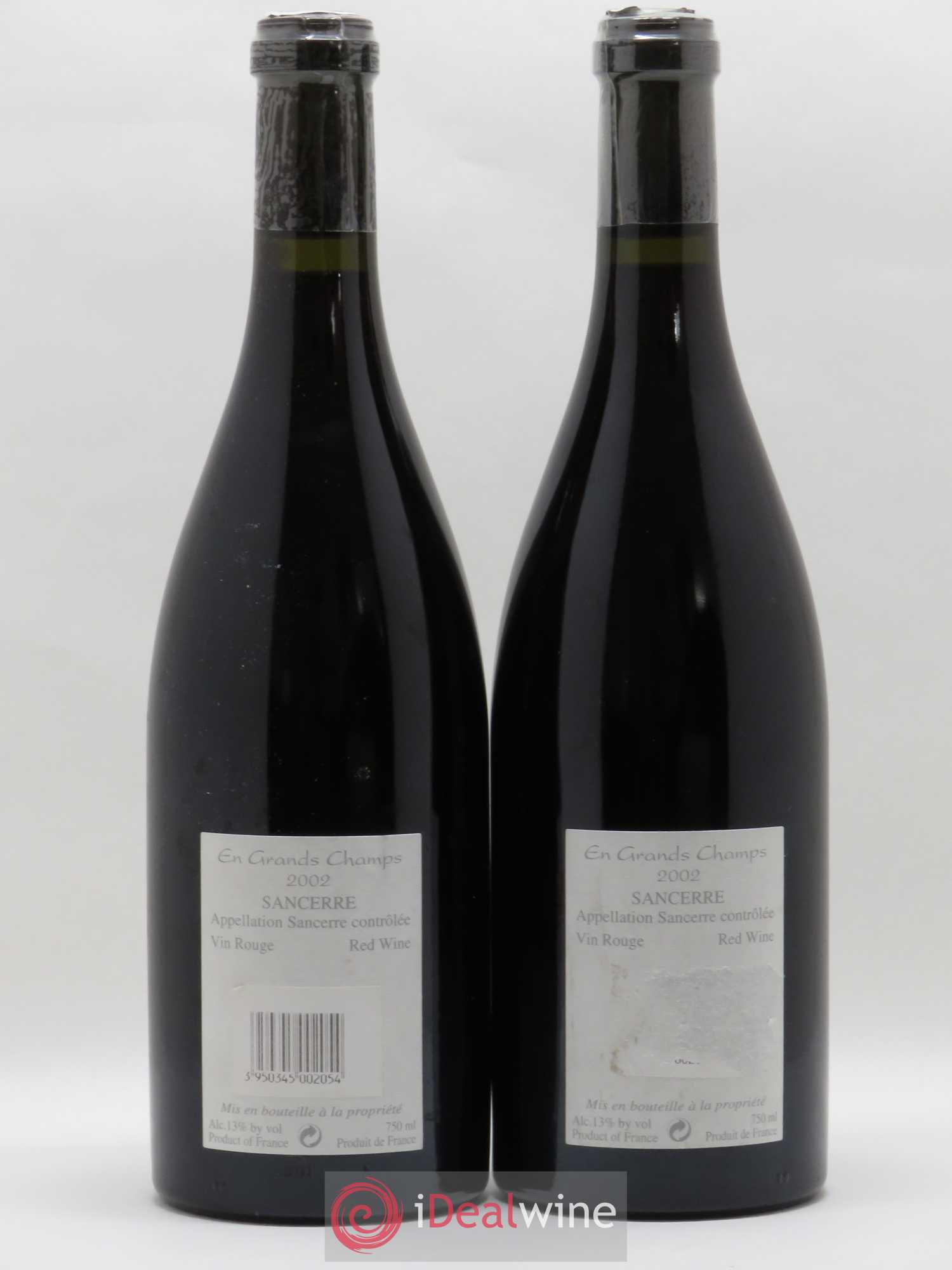 Sancerre En Grands Champs Alphonse Mellot (sans prix de réserve) 2002 - Lot de 2 bouteilles - 1