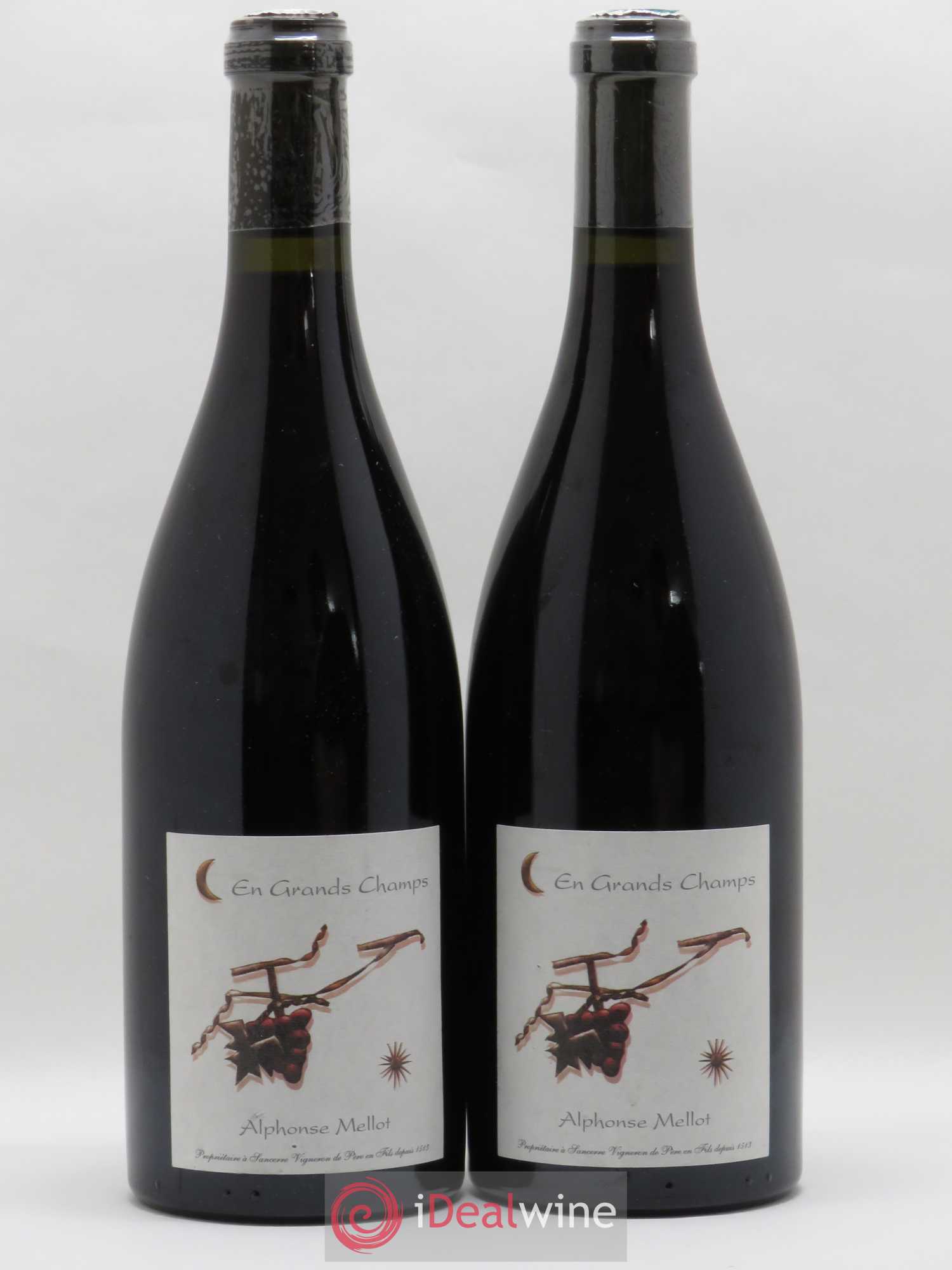Sancerre En Grands Champs Alphonse Mellot (sans prix de réserve) 2002 - Lot de 2 bouteilles - 0