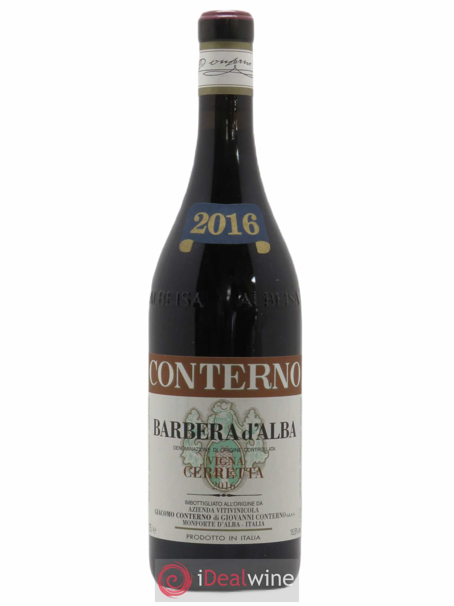 Barbera d'Alba DOC Vigna Cerretta Giacomo Conterno (sans prix de réserve) 2016 - Posten von 1 Flasche - 0