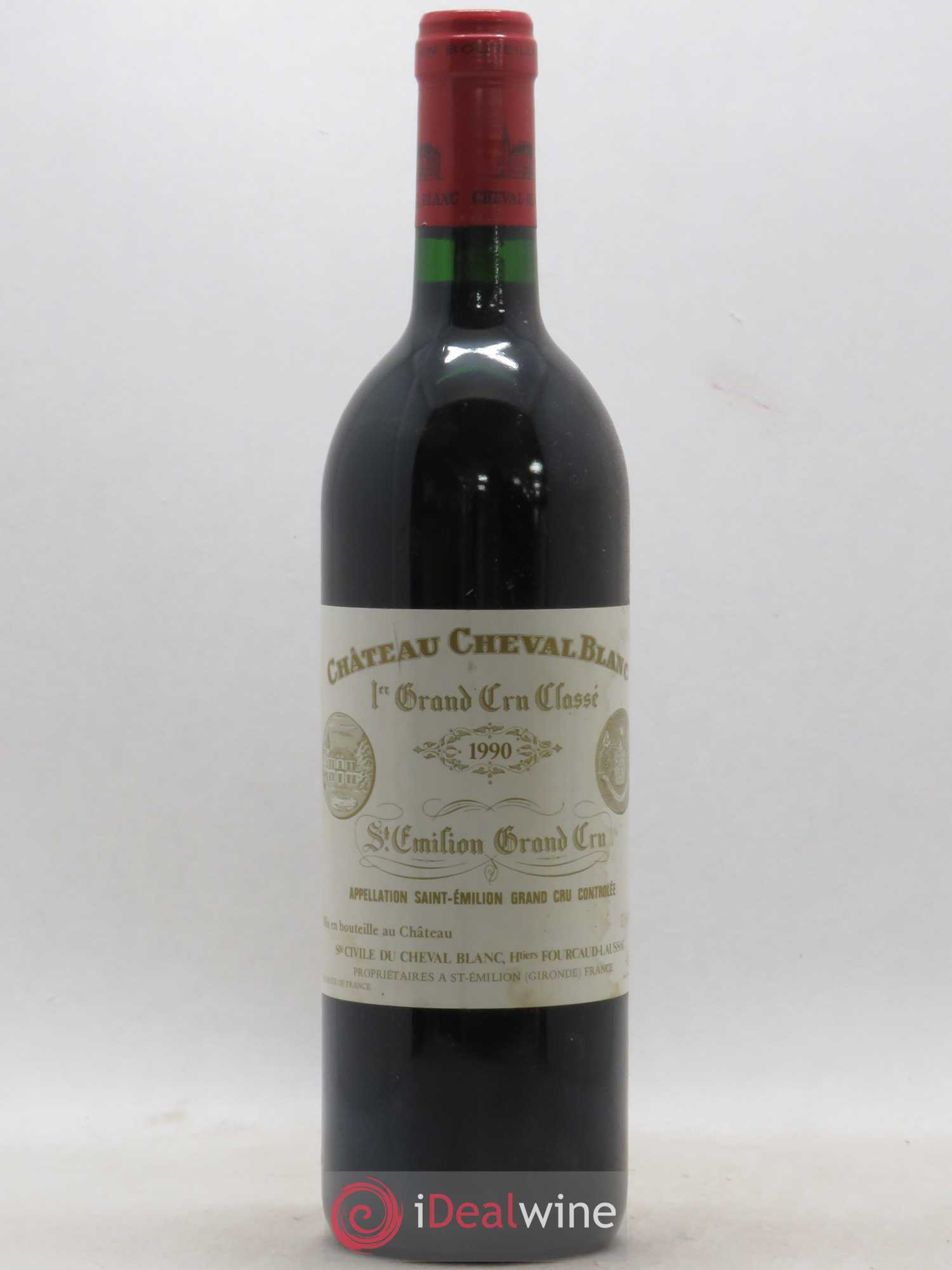 Château Cheval Blanc 1er Grand Cru Classé A 1990 - Lot de 1 bouteille - 0