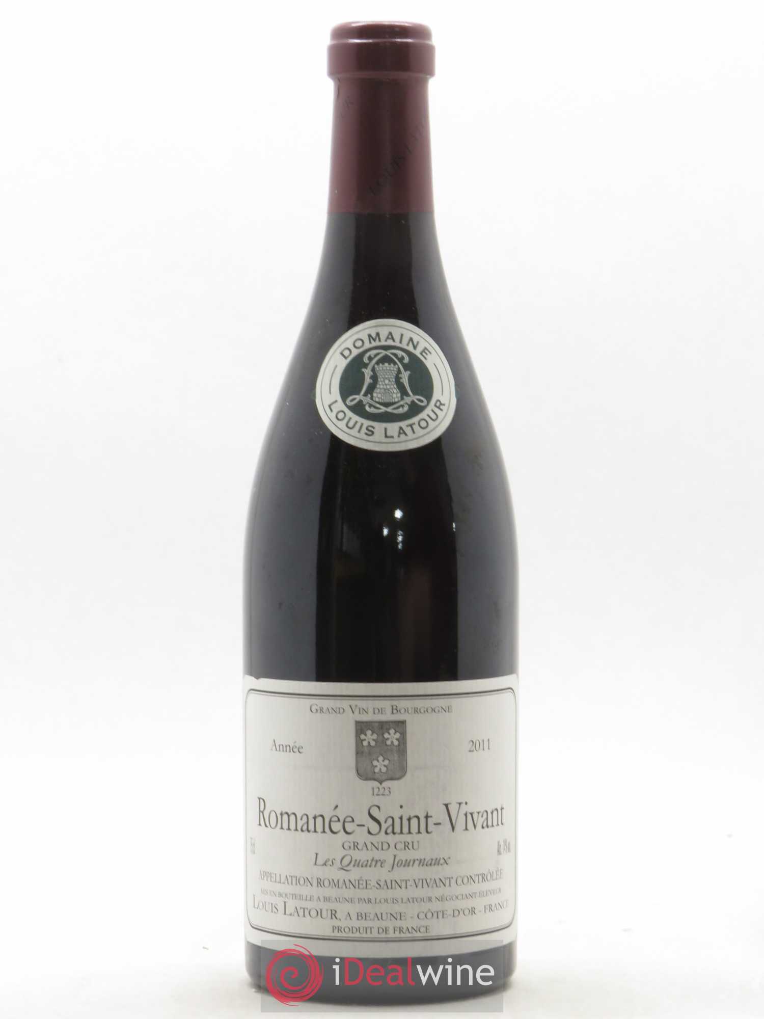 Romanée-Saint-Vivant Grand Cru Les Quatre Journaux Louis Latour (sans prix de réserve) 2011 - Lot de 1 bouteille - 0