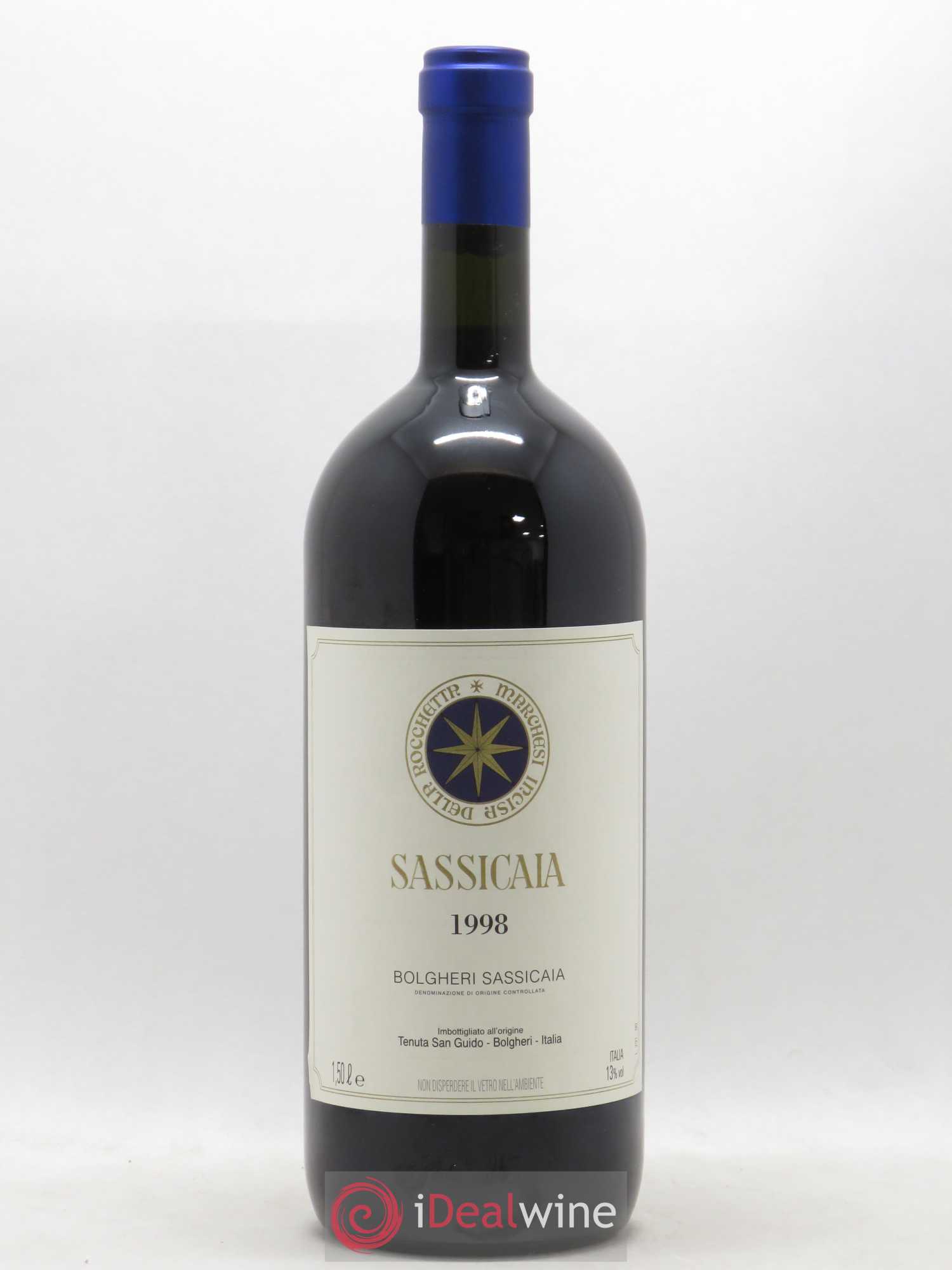 Bolgheri DOC Sassicaia Tenuta San Guido (sans prix de réserve) 1998 - Lot de 1 magnum - 0