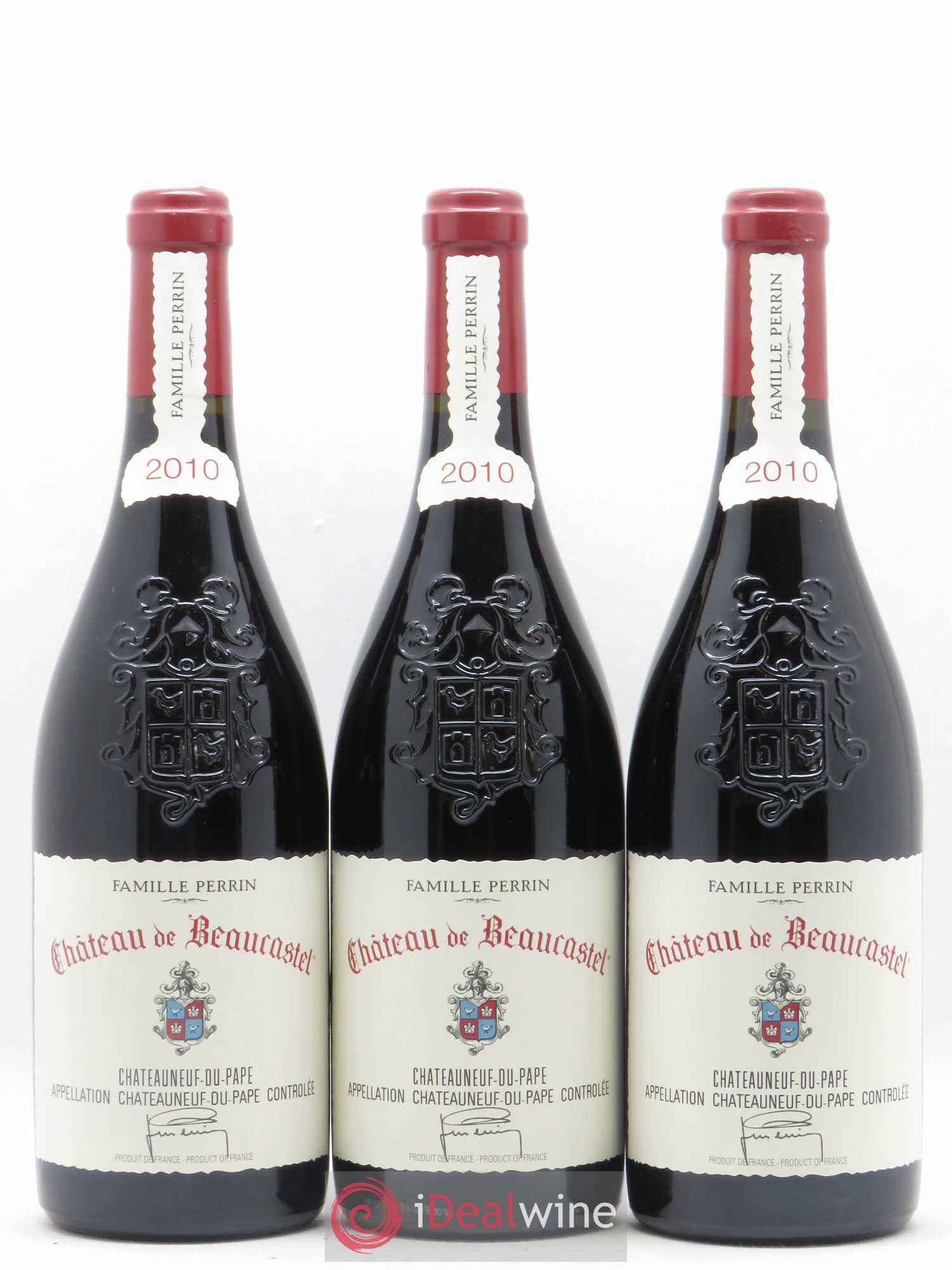 Châteauneuf-du-Pape Château de Beaucastel Famille Perrin (sans prix de réserve) 2010 - Lot de 6 bouteilles - 1