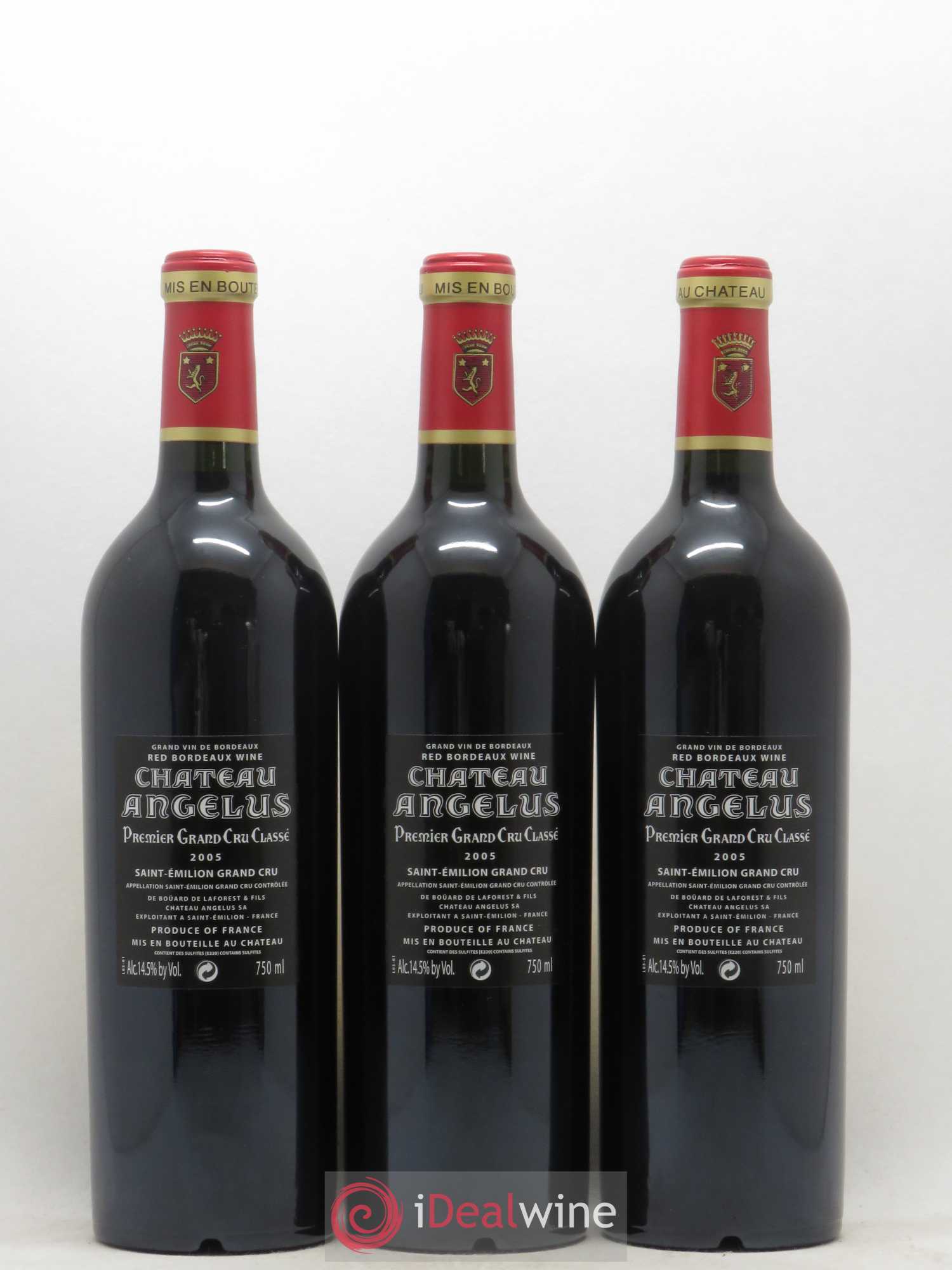 Château Angélus 1er Grand Cru Classé A 2005 - Lot de 6 bouteilles - 4