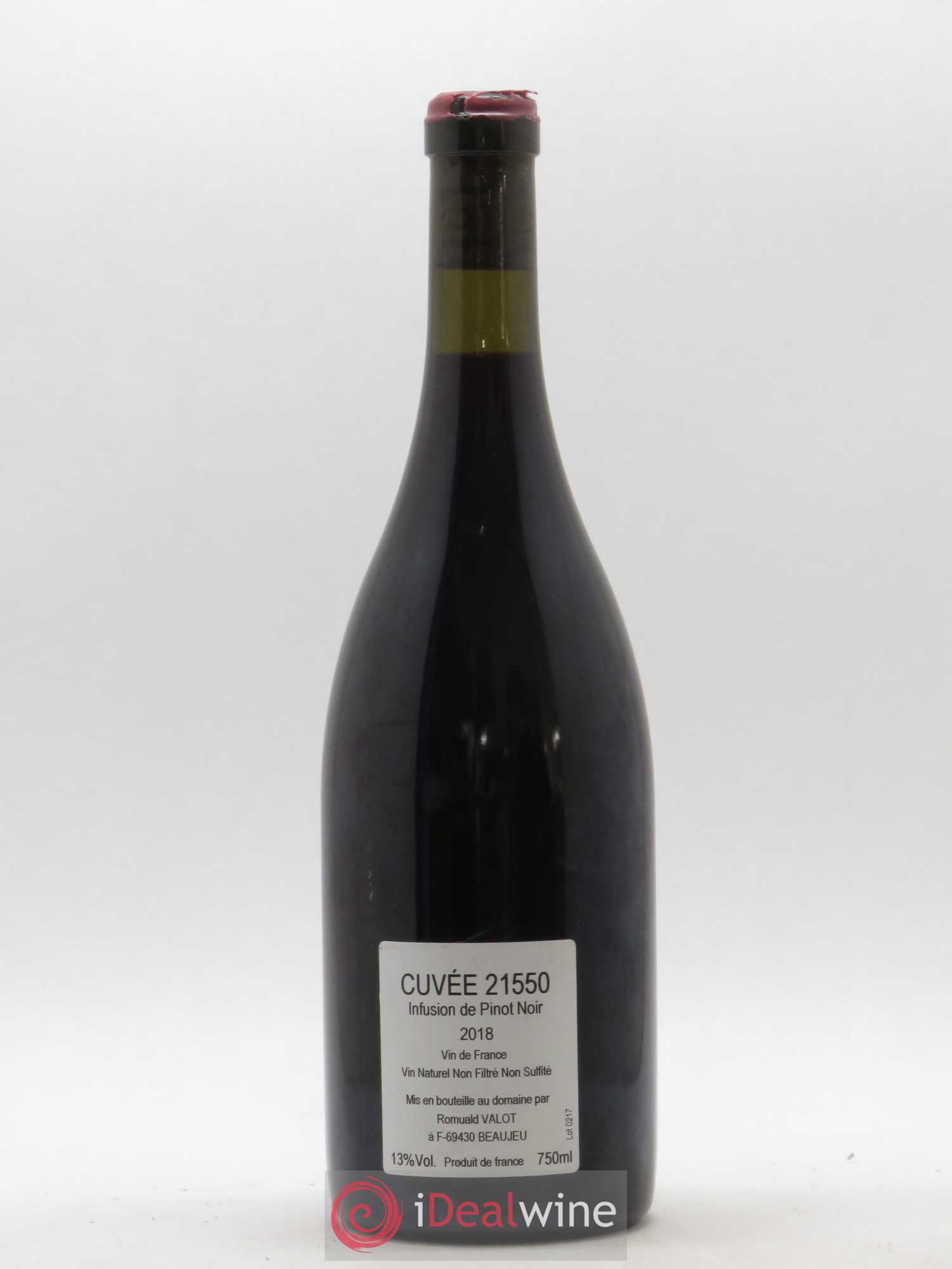 Vin de France Cuvée 21550 Romuald Valot (sans prix de réserve) 2018 - Posten von 1 Flasche - 1