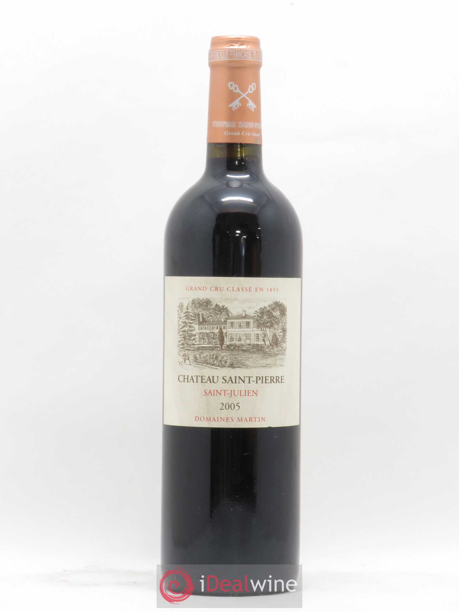 Château Saint-Pierre 4ème Grand Cru Classé (sans prix de réserve) 2005 - Lot de 1 bouteille - 0