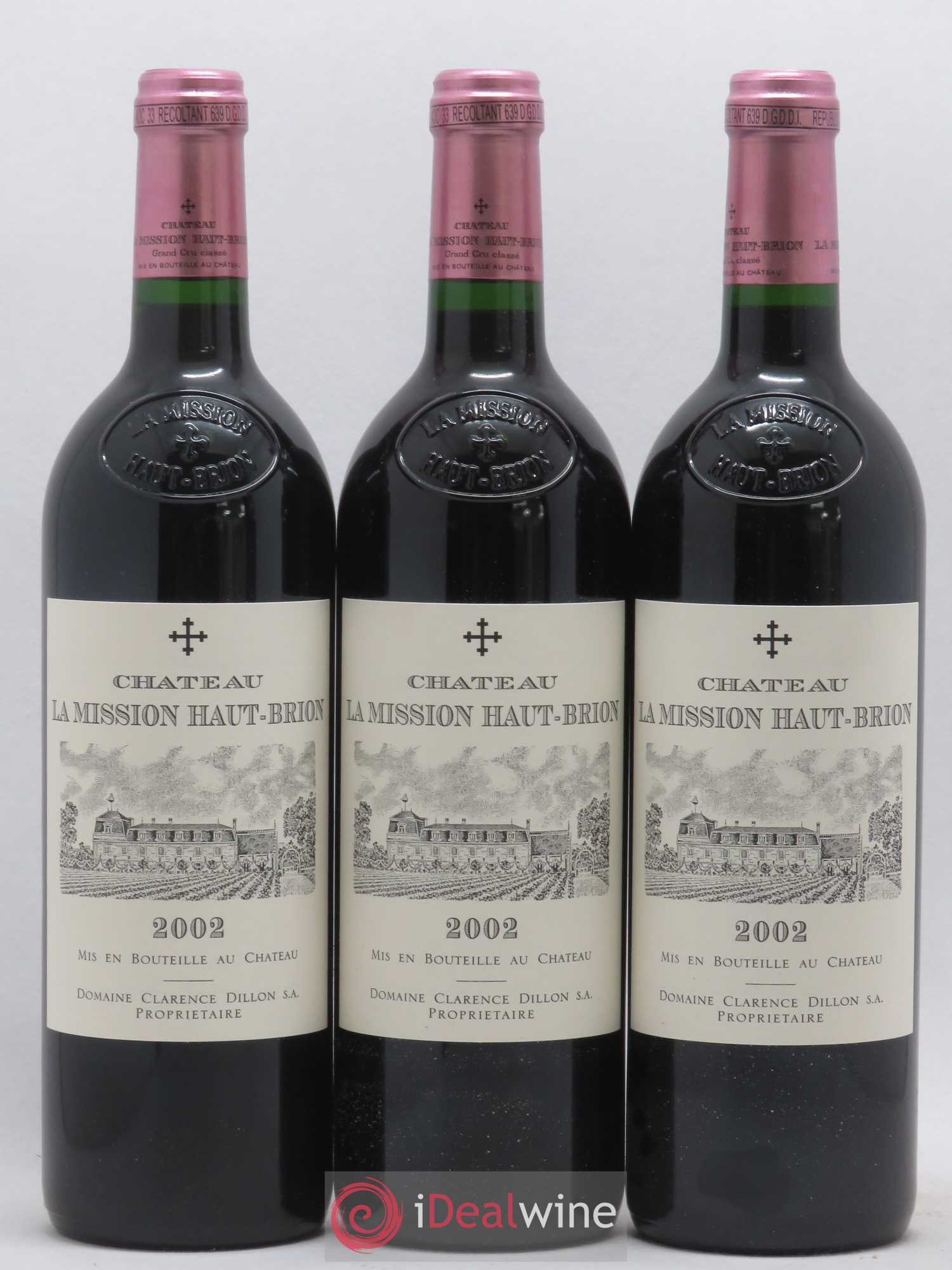 Château la Mission Haut-Brion Cru Classé de Graves 2002 - Lot de 12 bouteilles - 4