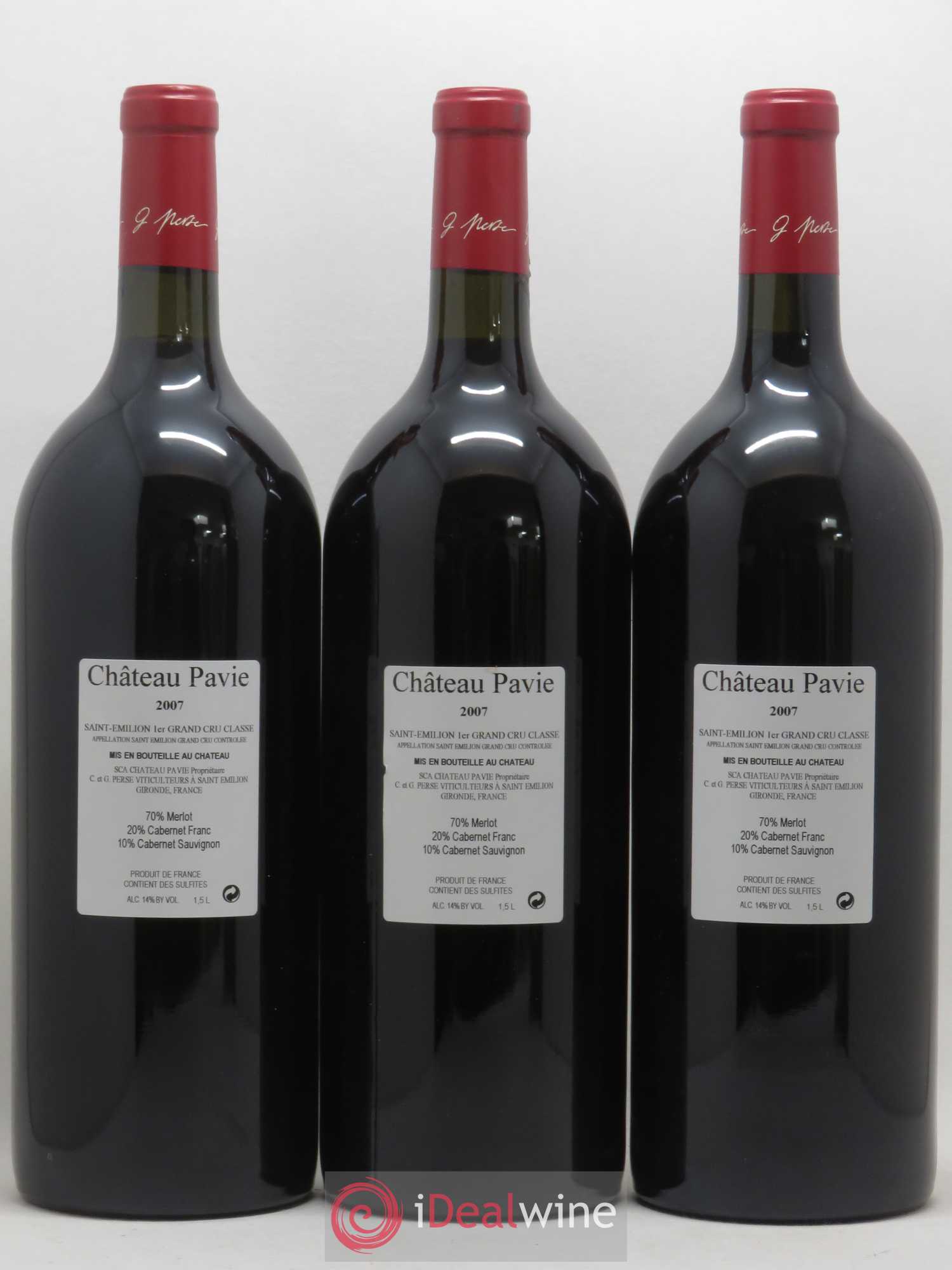 Château Pavie 1er Grand Cru Classé A 2007 - Lot de 6 magnums - 4