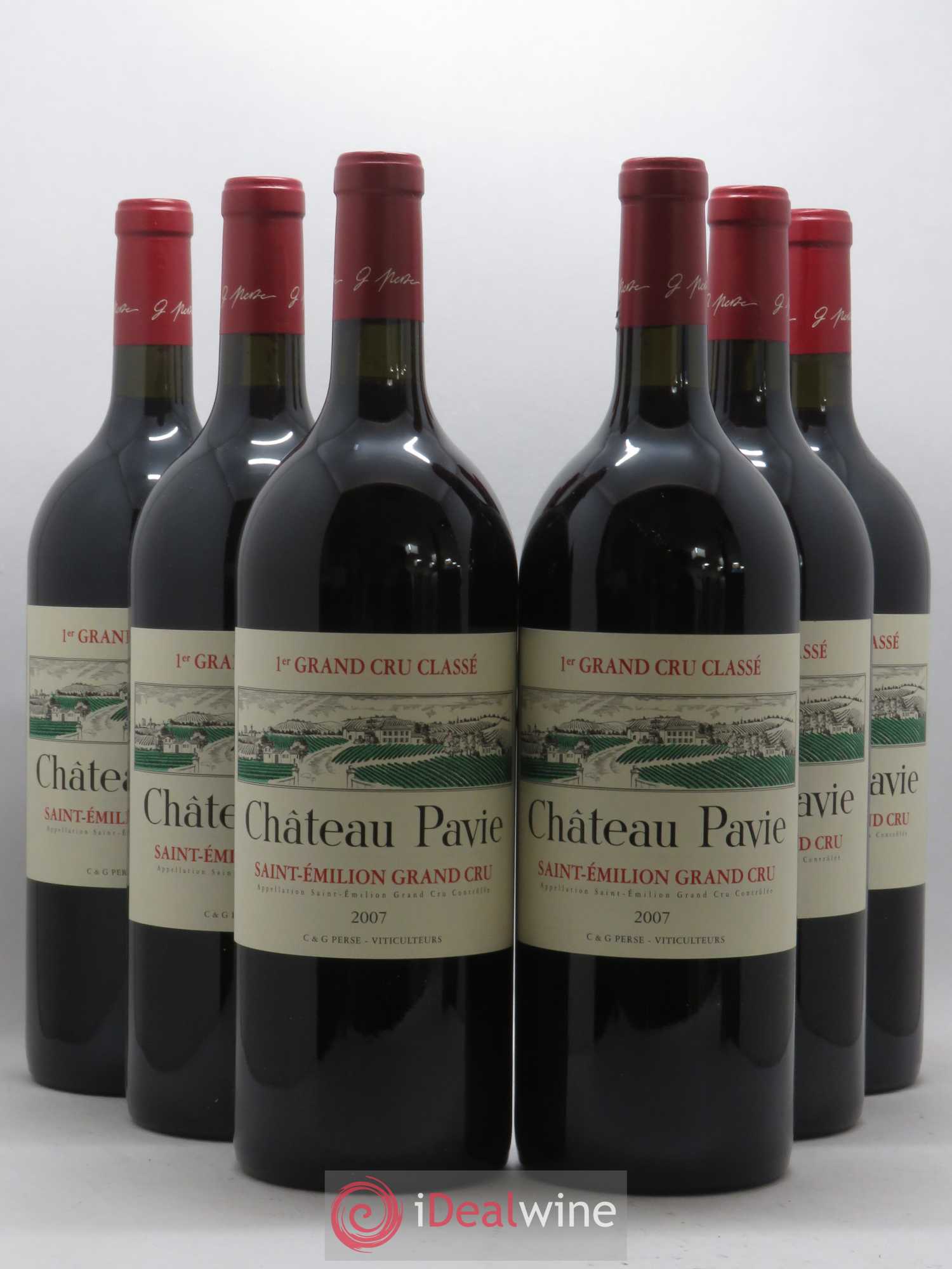 Château Pavie 1er Grand Cru Classé A 2007 - Lot de 6 magnums - 0
