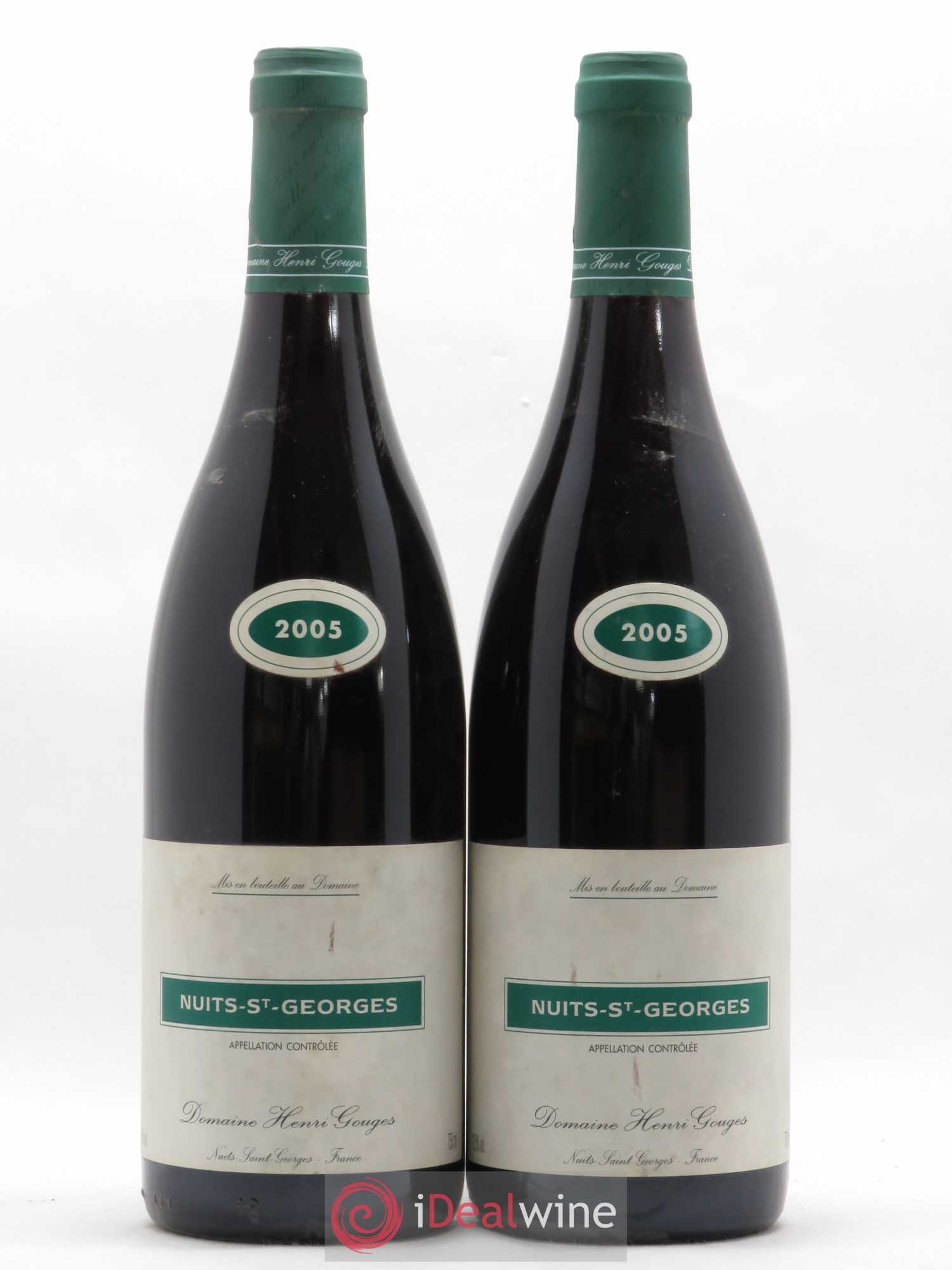 Nuits-Saint-Georges Henri Gouges (no reserve) 2005 - Lot of 2 bottles - 0