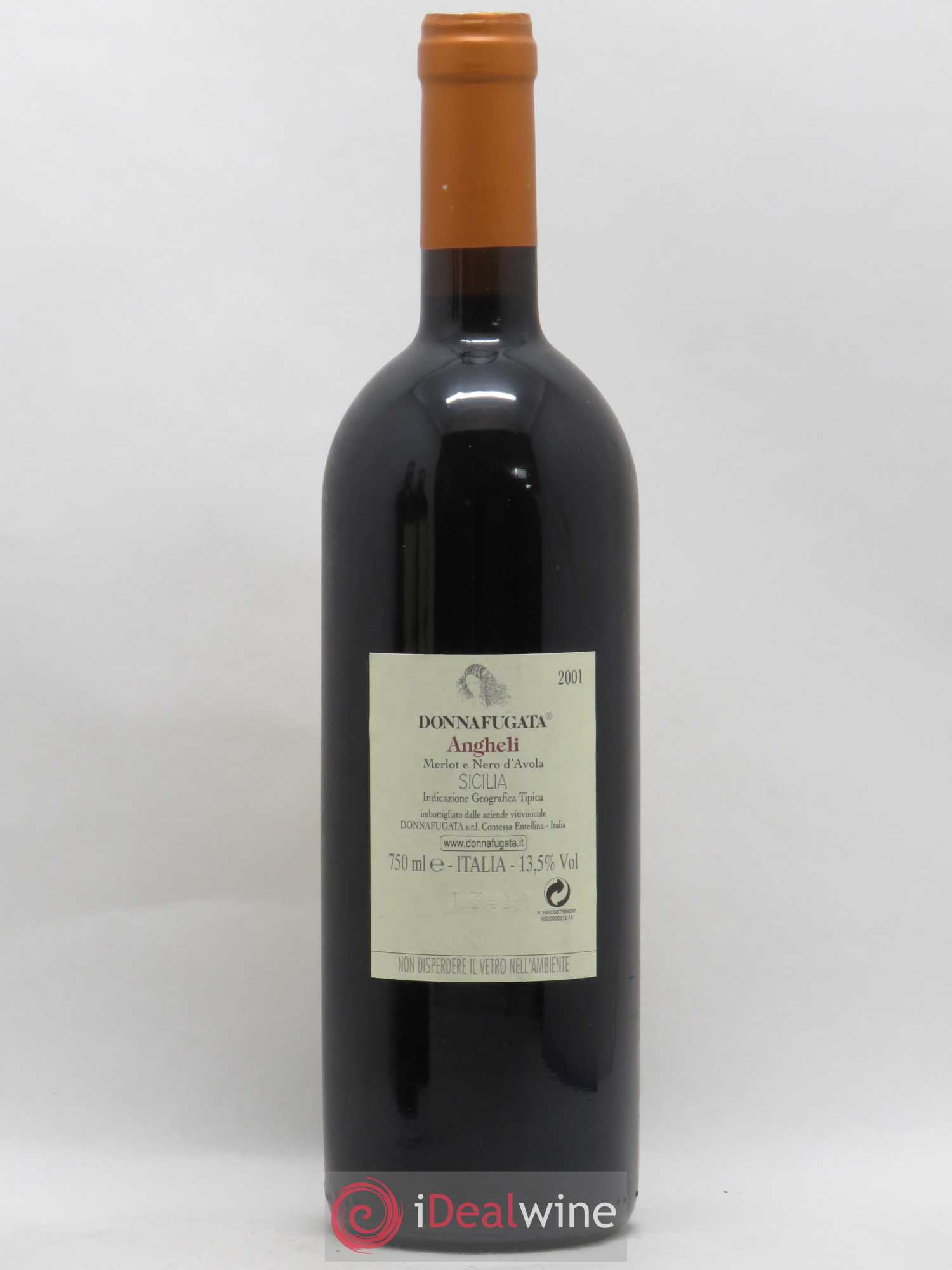 Italie IGT Sicilia Donnafugata Angheli (sans prix de réserve) 2001 - Posten von 1 Flasche - 1