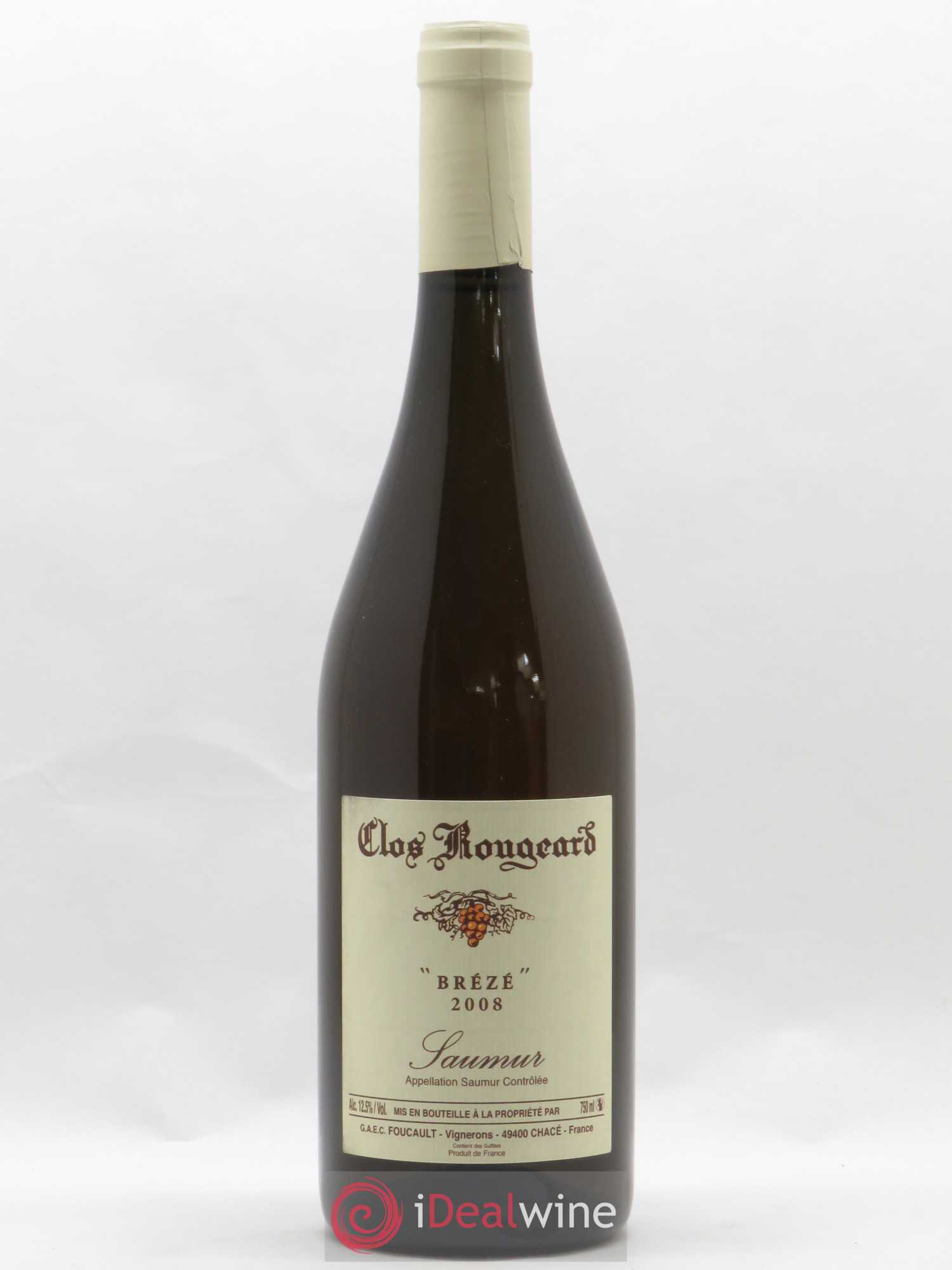 Saumur Brézé Clos Rougeard (sans prix de réserve) 2008 - Lot de 1 bouteille - 0