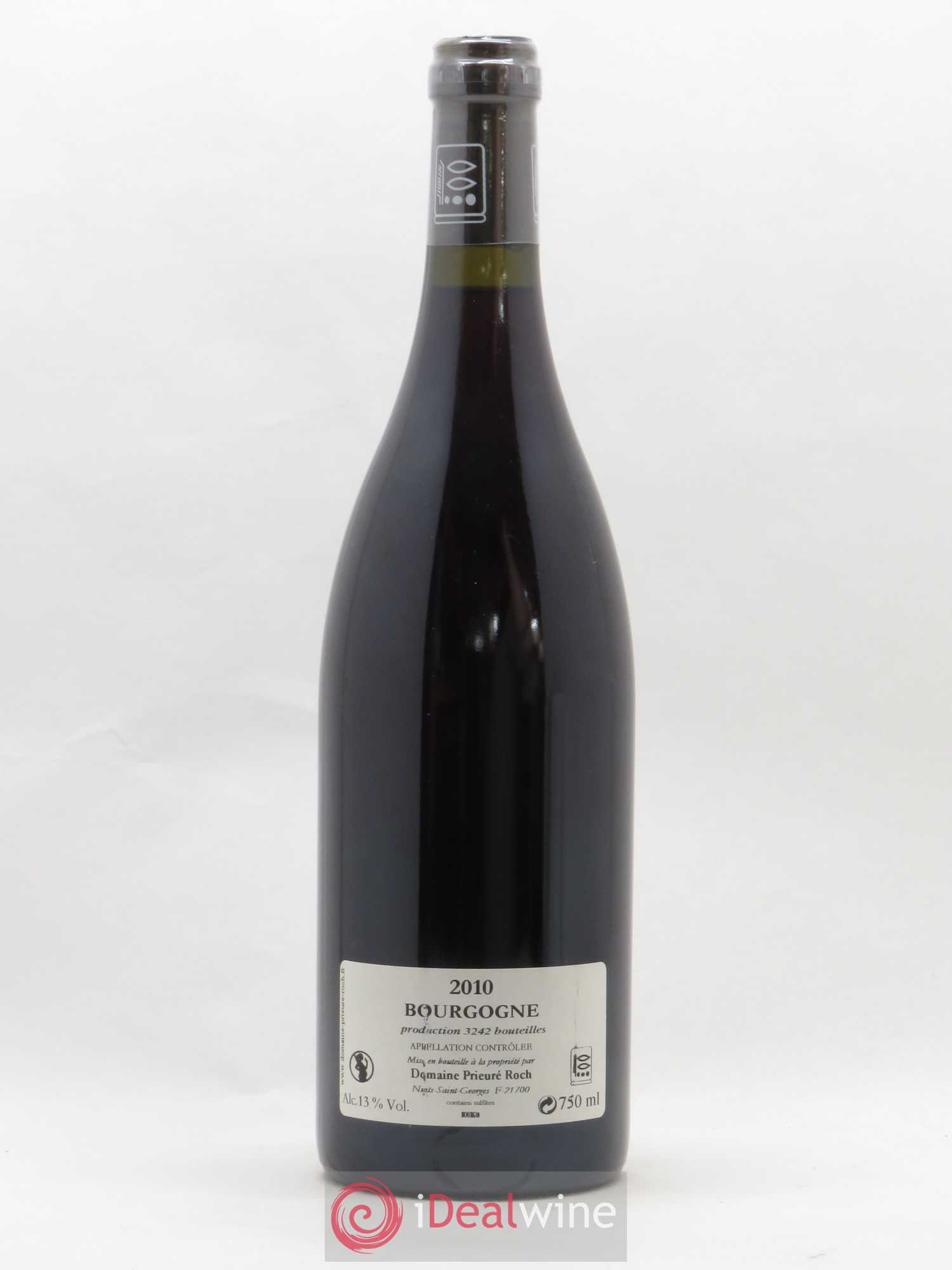 Bourgogne Pinoterie Prieuré Roch (sans prix de réserve) 2010 - Lot de 1 bouteille - 1