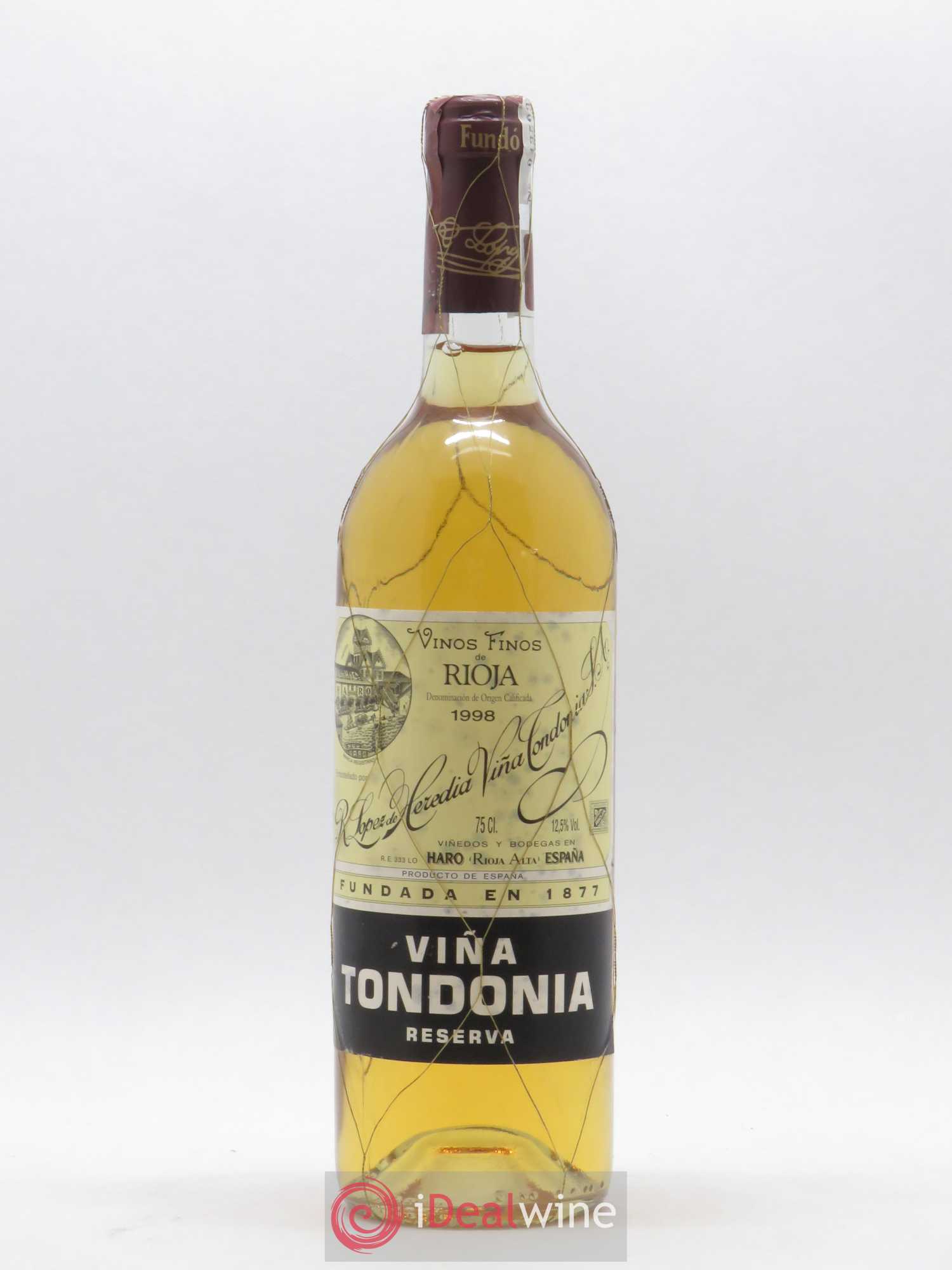 Rioja DOCA Reserva Vina Tondonia R. Lopez de Heredia (senza prezzo di riserva) 1998 - Lotto di 1 bottiglia - 0