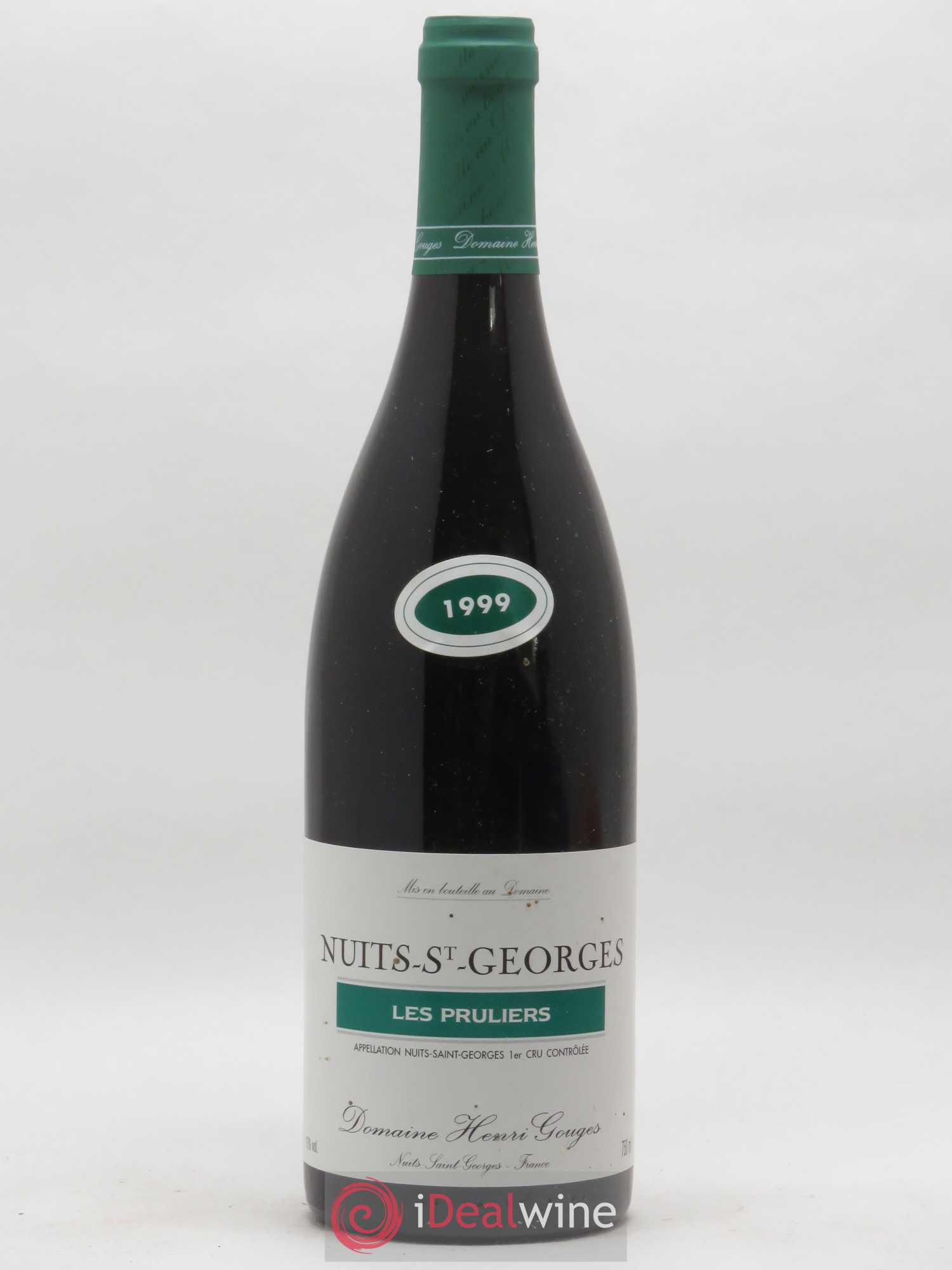 Nuits-Saint-Georges 1er Cru Les Pruliers Henri Gouges (sans prix de réserve) 1999 - Lot de 1 bouteille - 0