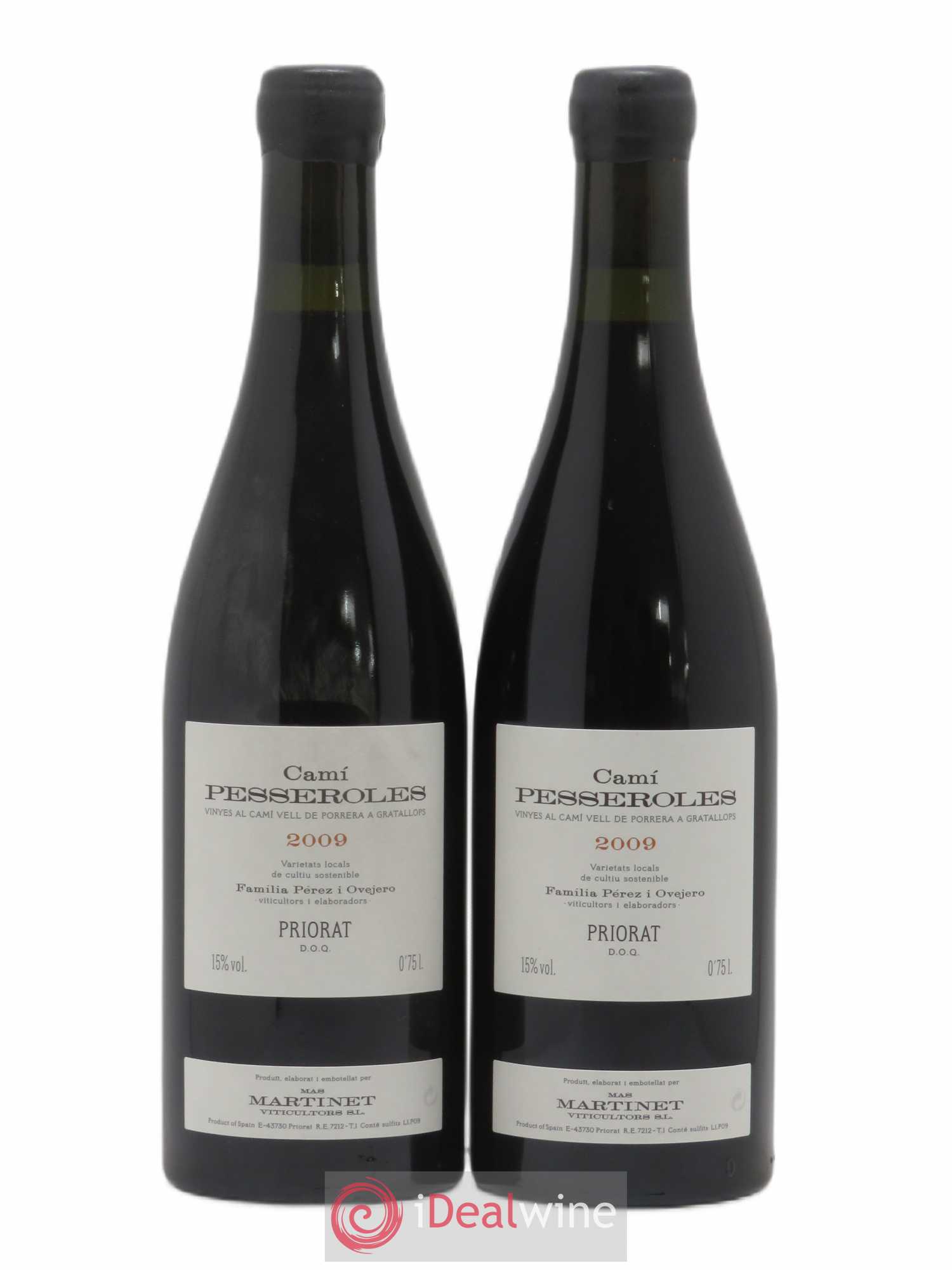 Priorat DOCA Cami Pesseroles Mas Martinet (sans prix de réserve) 2009 - Posten von 2 Flaschen - 0