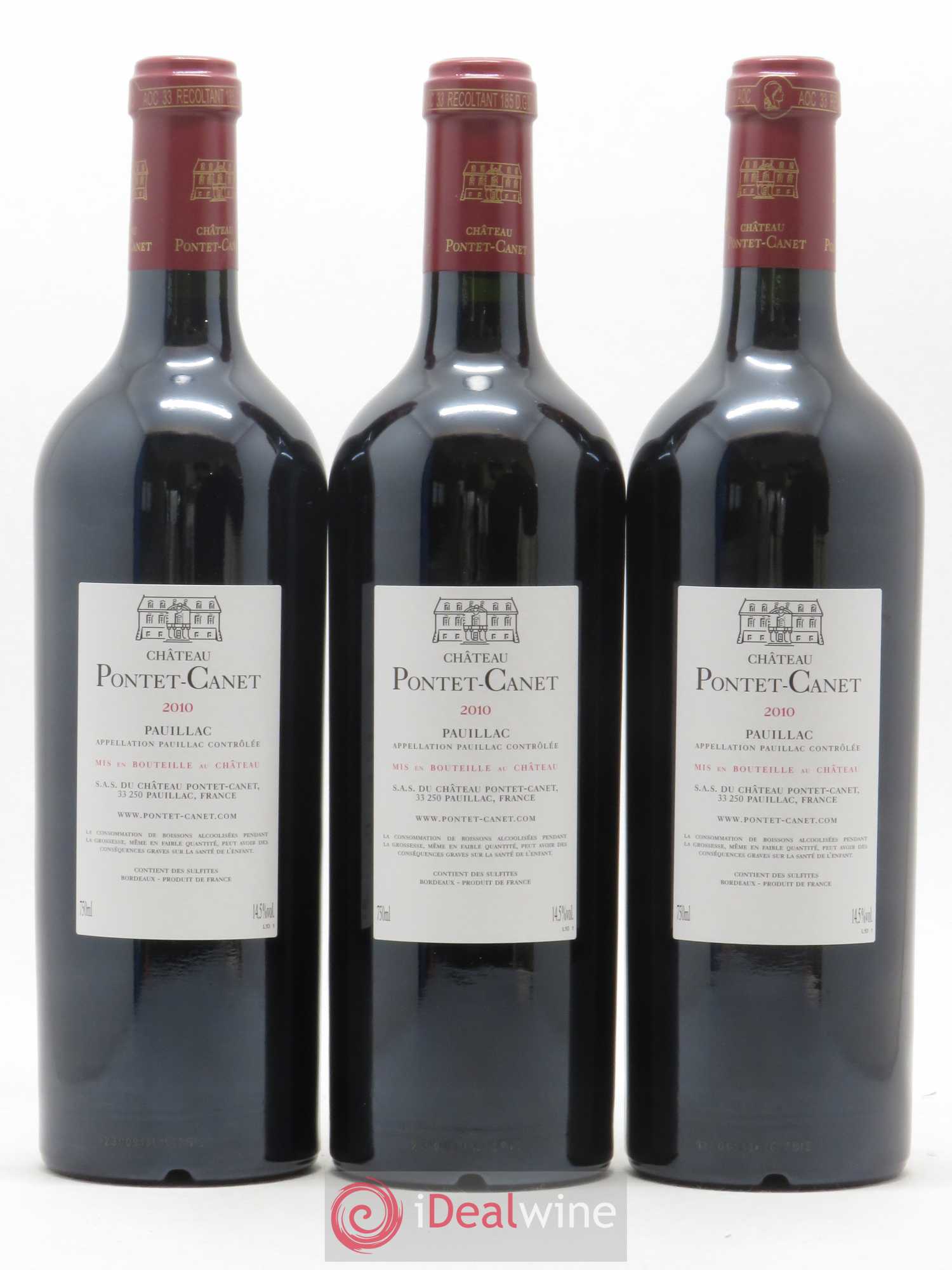 Château Pontet Canet 5ème Grand Cru Classé 2010 - Lot de 12 bouteilles - 2
