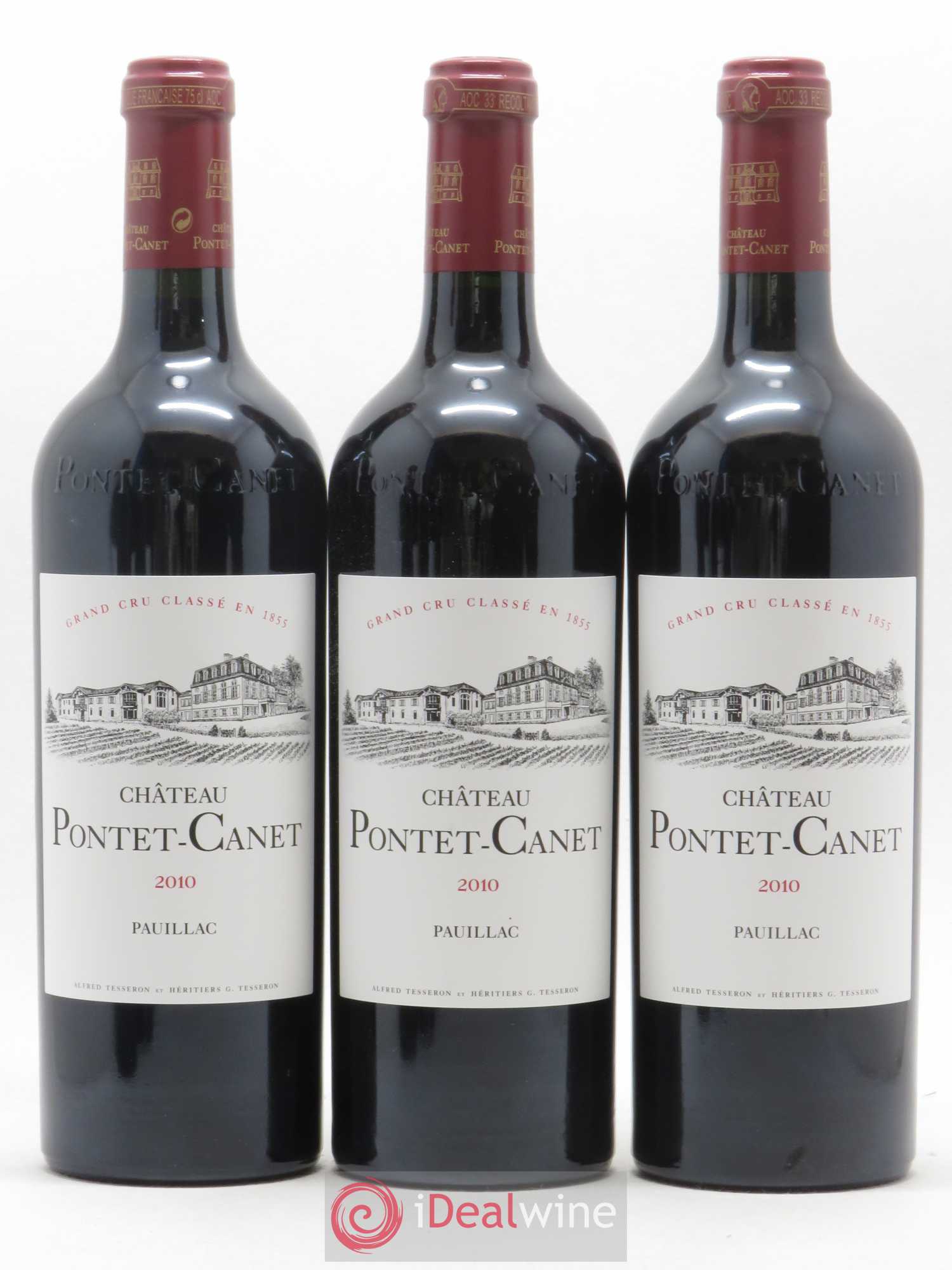 Château Pontet Canet 5ème Grand Cru Classé 2010 - Lot de 12 bouteilles - 3
