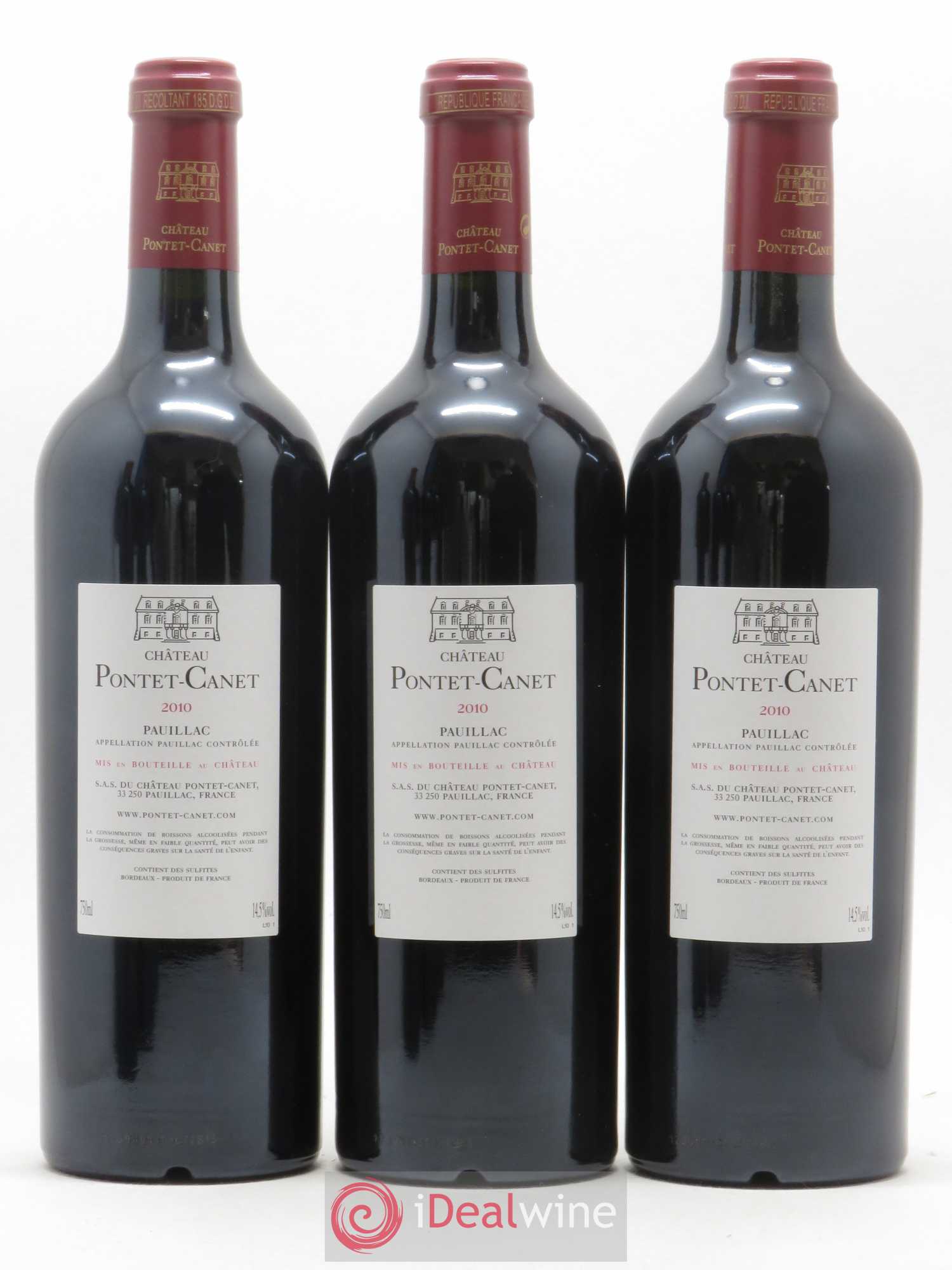 Château Pontet Canet 5ème Grand Cru Classé 2010 - Lot de 12 bouteilles - 4