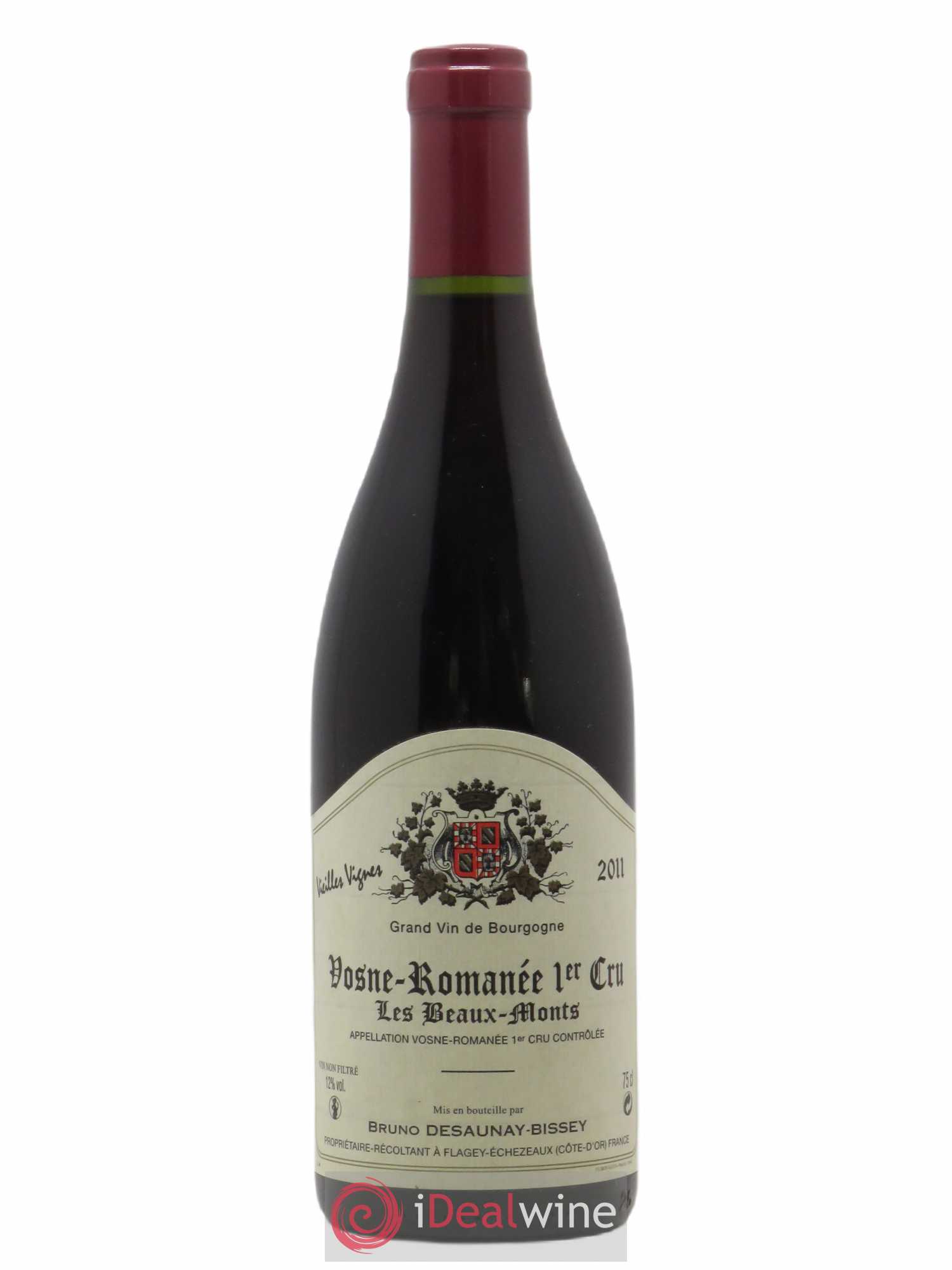 Vosne-Romanée 1er Cru Les Beaux Monts Vieilles Vignes Desaunay Bissey (sans prix de réserve) 2011 - Posten von 1 Flasche - 0