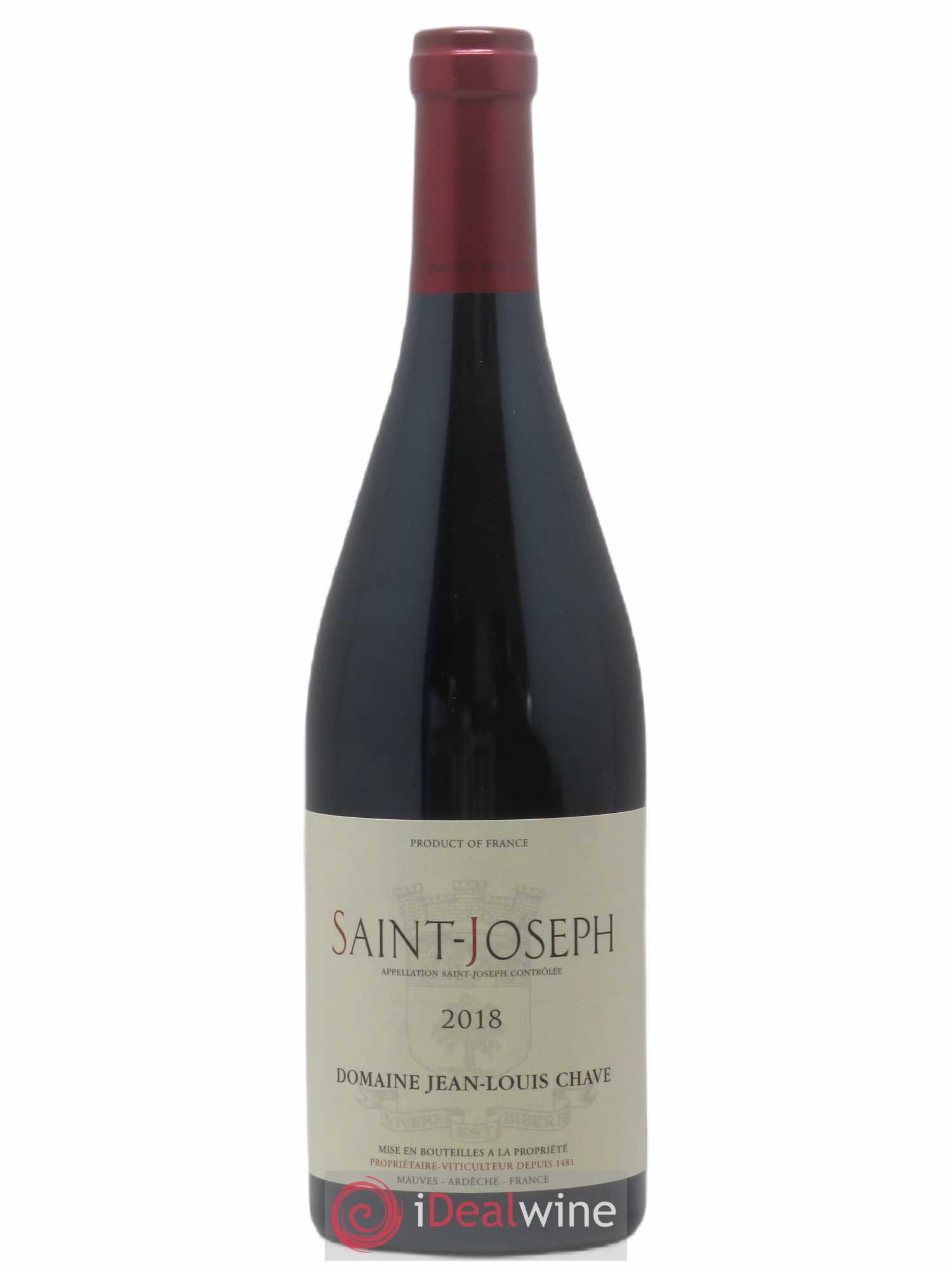 Saint-Joseph Jean-Louis Chave (sans prix de réserve) 2018 - Lot de 1 bouteille - 0