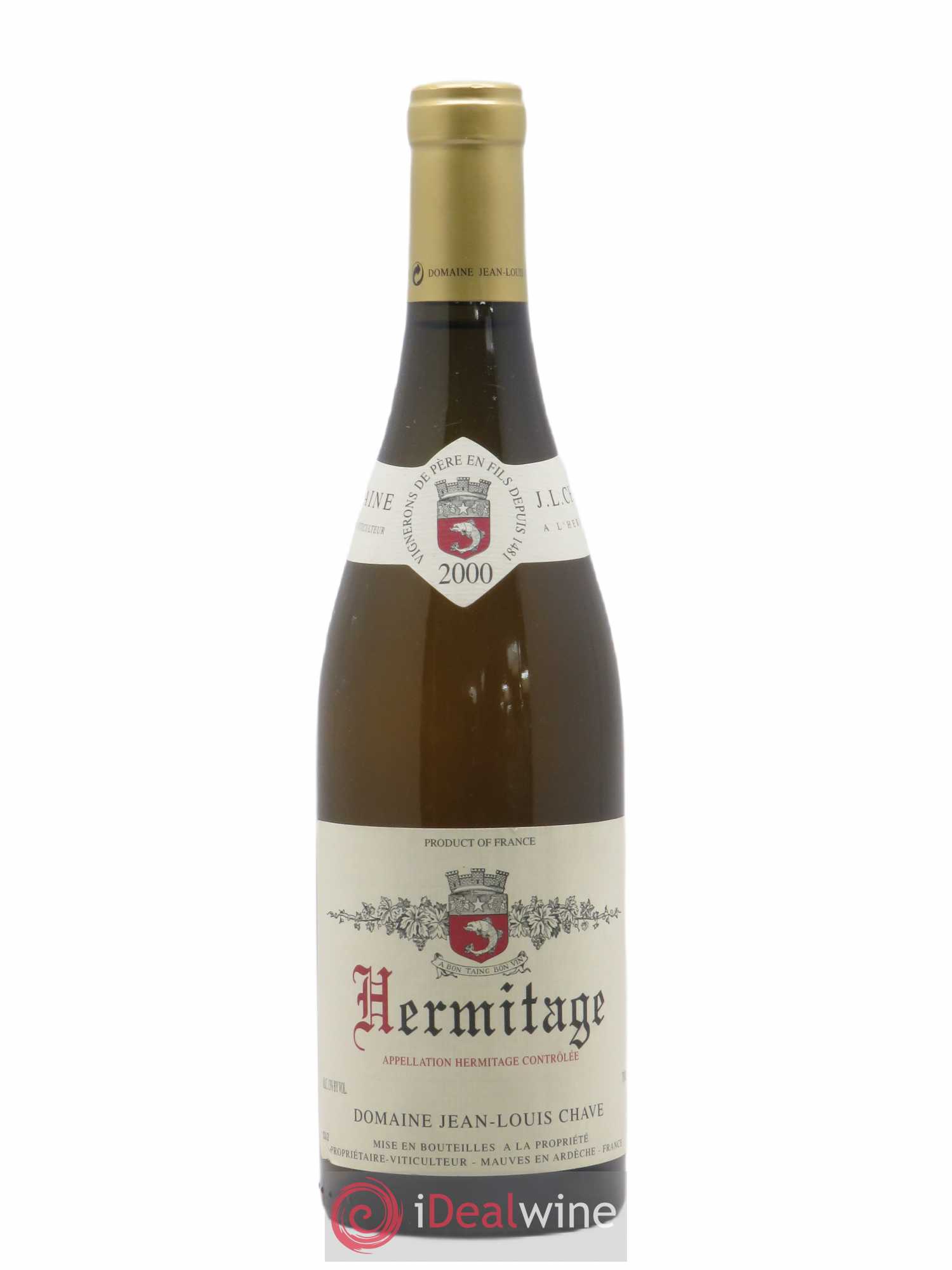 Hermitage Jean-Louis Chave (sans prix de réserve) 2000 - Lot de 1 bouteille - 0