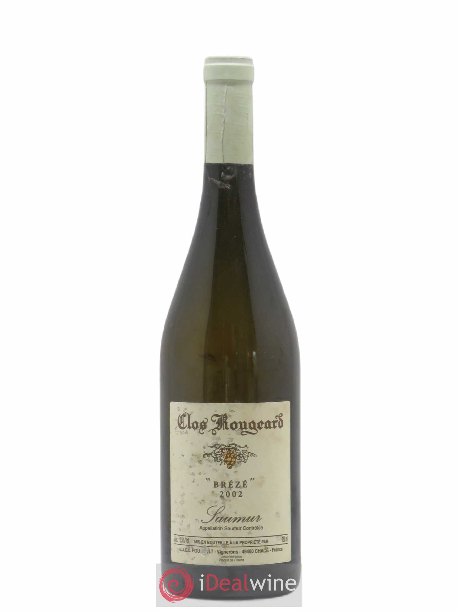 Saumur Brézé Clos Rougeard (sans prix de réserve) 2002 - Lot de 1 bouteille - 0