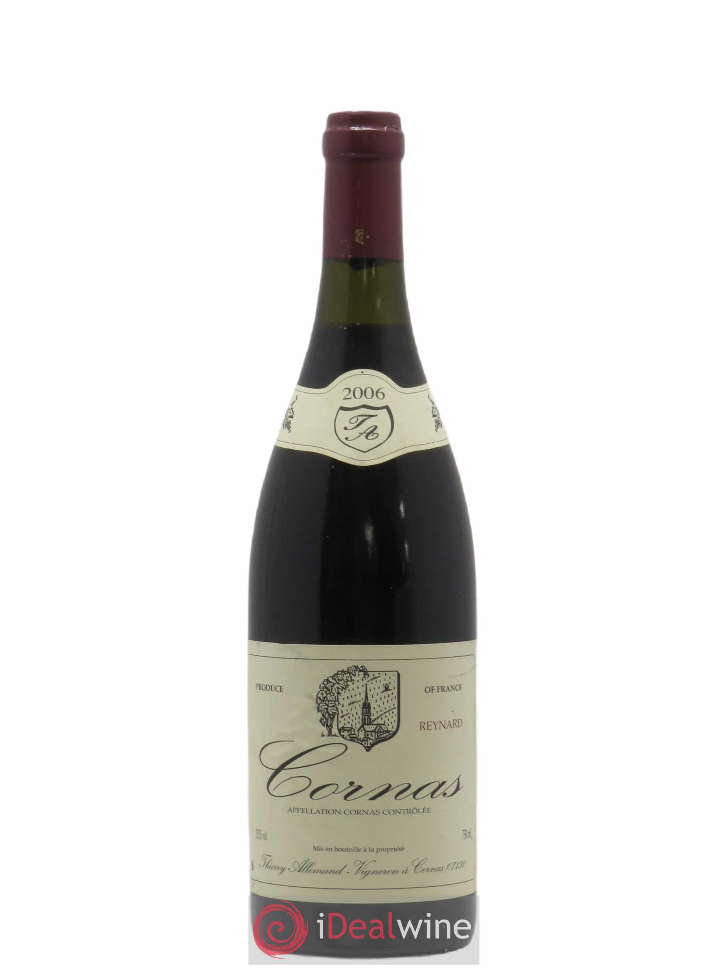 Cornas Reynard Thierry Allemand (sans prix de réserve) 2006 - Lot de 1 bouteille - 0