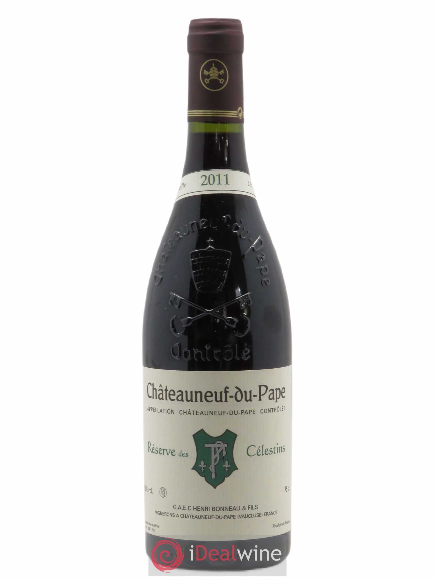 Châteauneuf-du-Pape Réserve des Célestins Henri Bonneau & Fils (sans prix de réserve) 2011 - Lot de 1 bouteille - 0