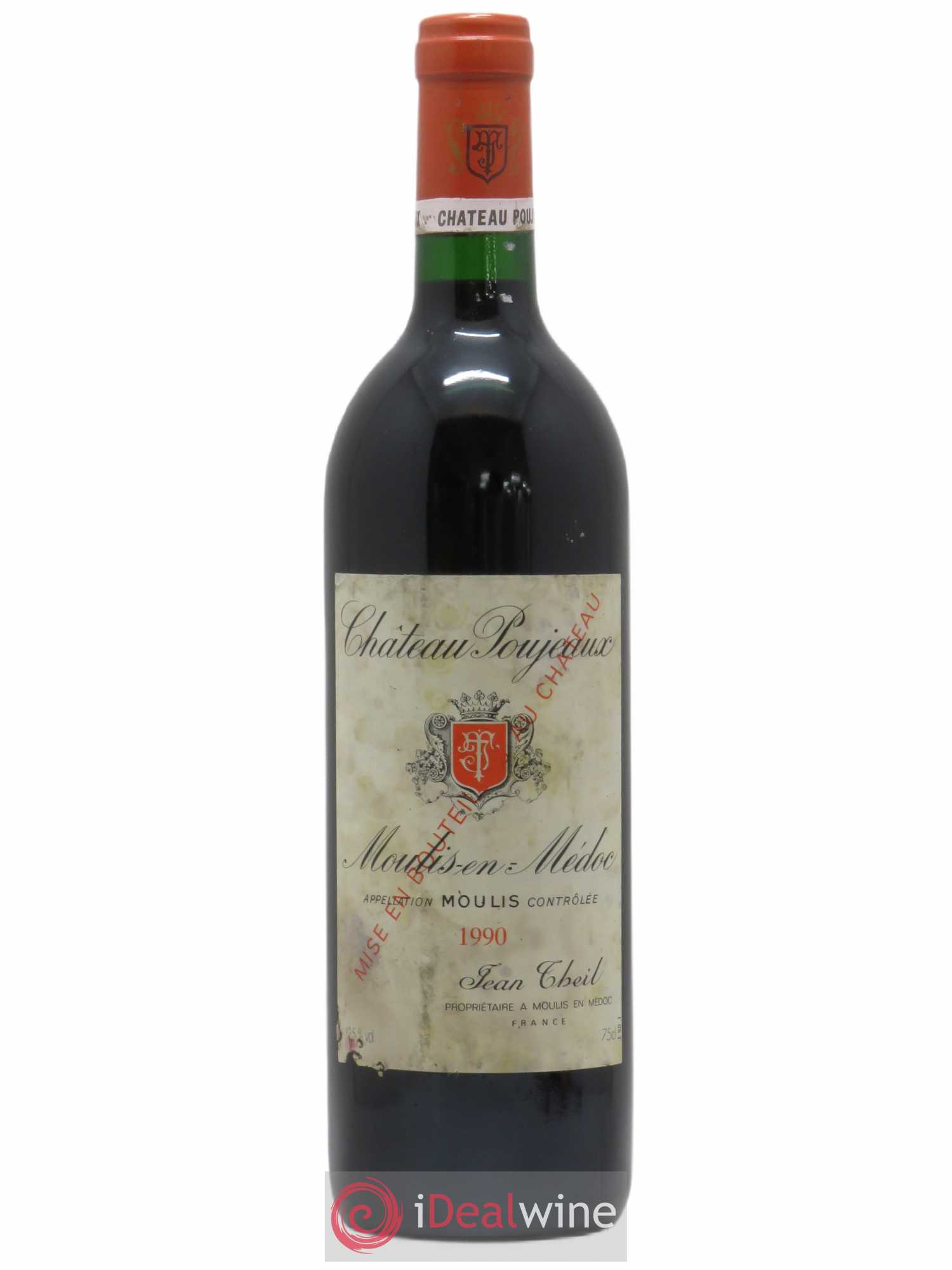 Château Poujeaux (sans prix de réserve) 1990 - Lot de 1 bouteille - 0