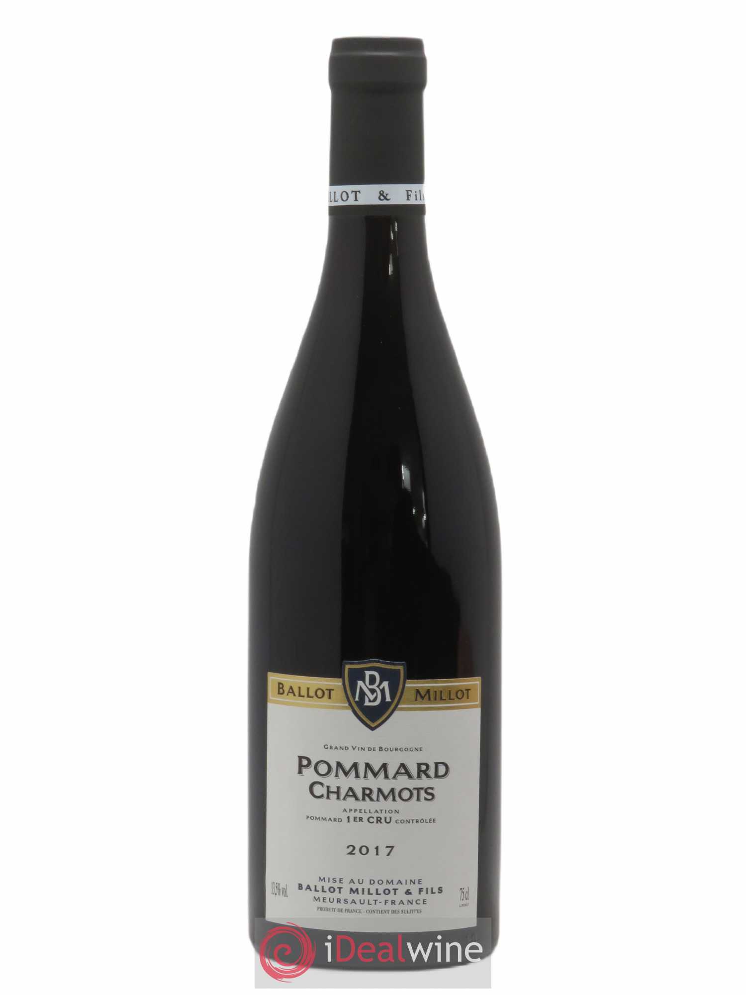 Pommard 1er Cru Charmots Ballot Millot (sans prix de réserve) 2017 - Posten von 1 Flasche - 0