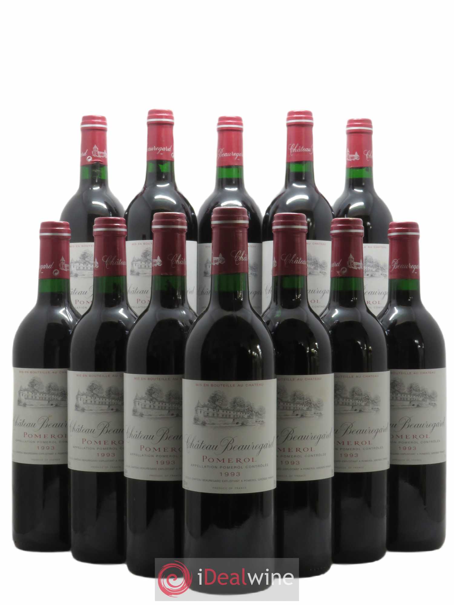 Château Beauregard (sans prix de réserve) 1993 - Lot de 12 bouteilles - 0