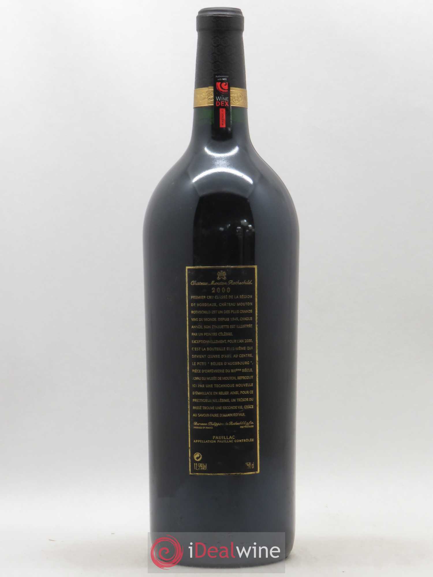 Château Mouton Rothschild 1er Grand Cru Classé 2000 - Lot de 1 magnum - 1
