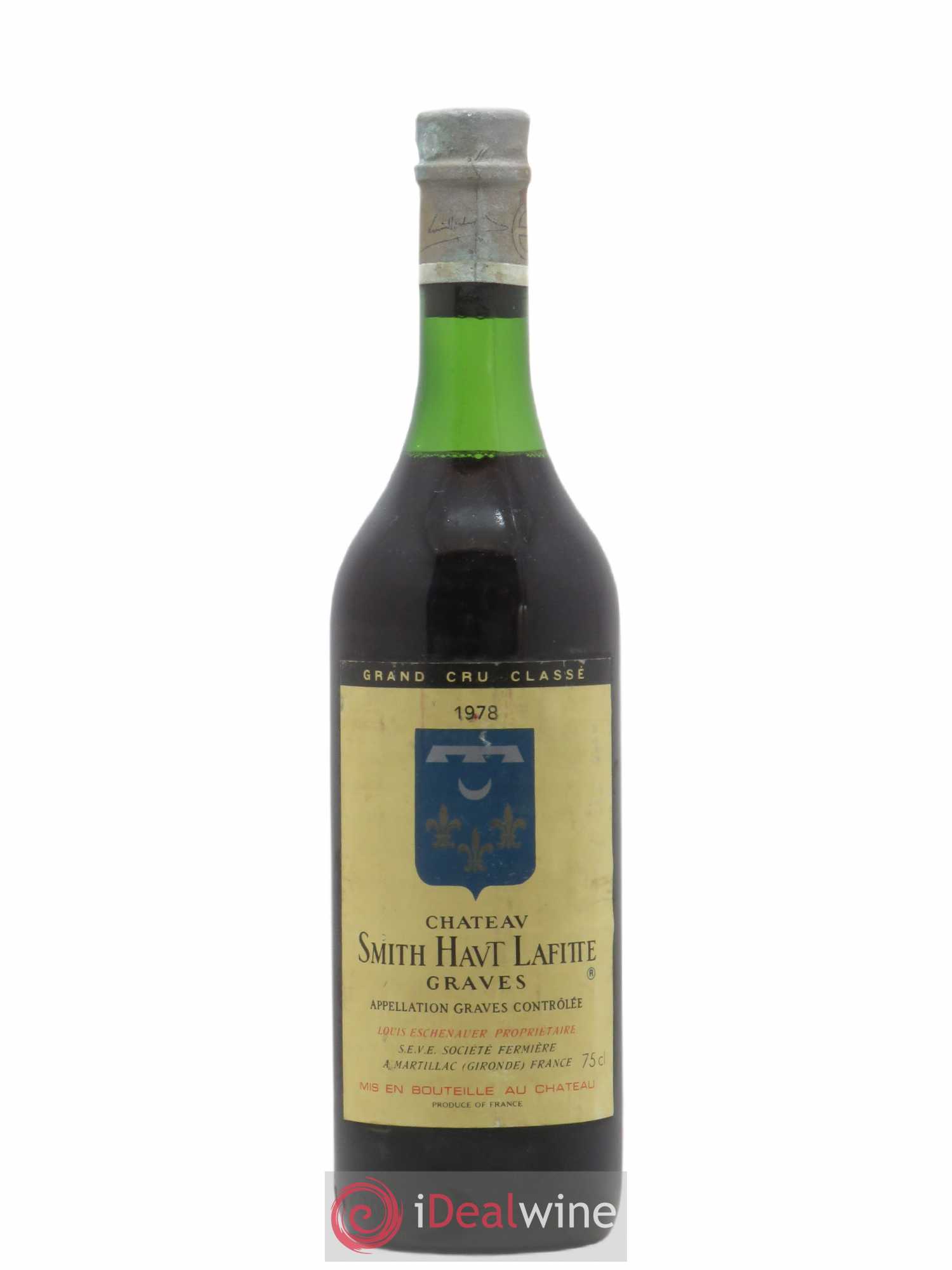 Château Smith Haut Lafitte Cru Classé de Graves (sans prix de réserve) 1978 - Lot de 1 bouteille - 0