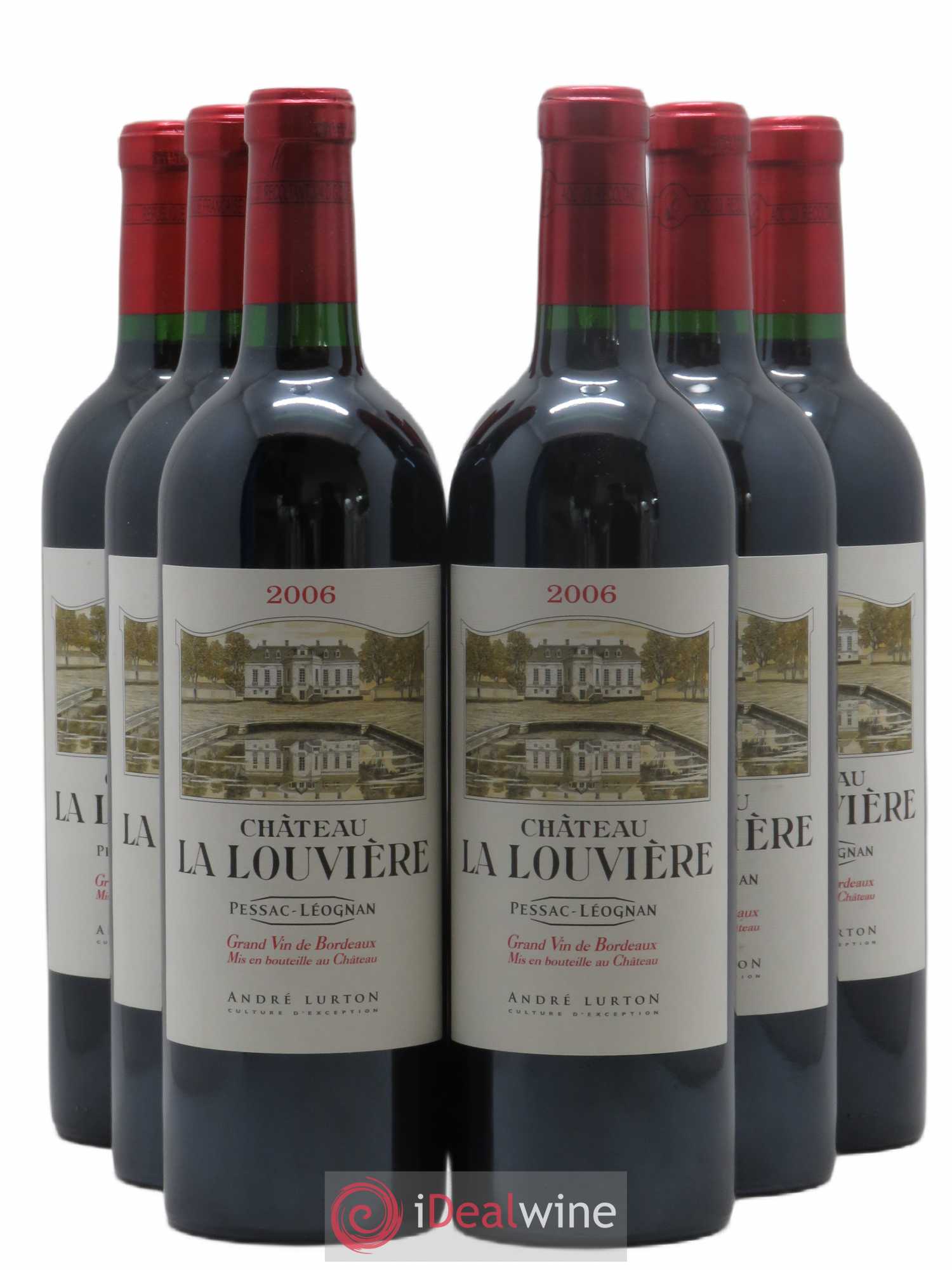 Château la Louvière (sans prix de réserve) 2006 - Lot de 6 bouteilles - 0