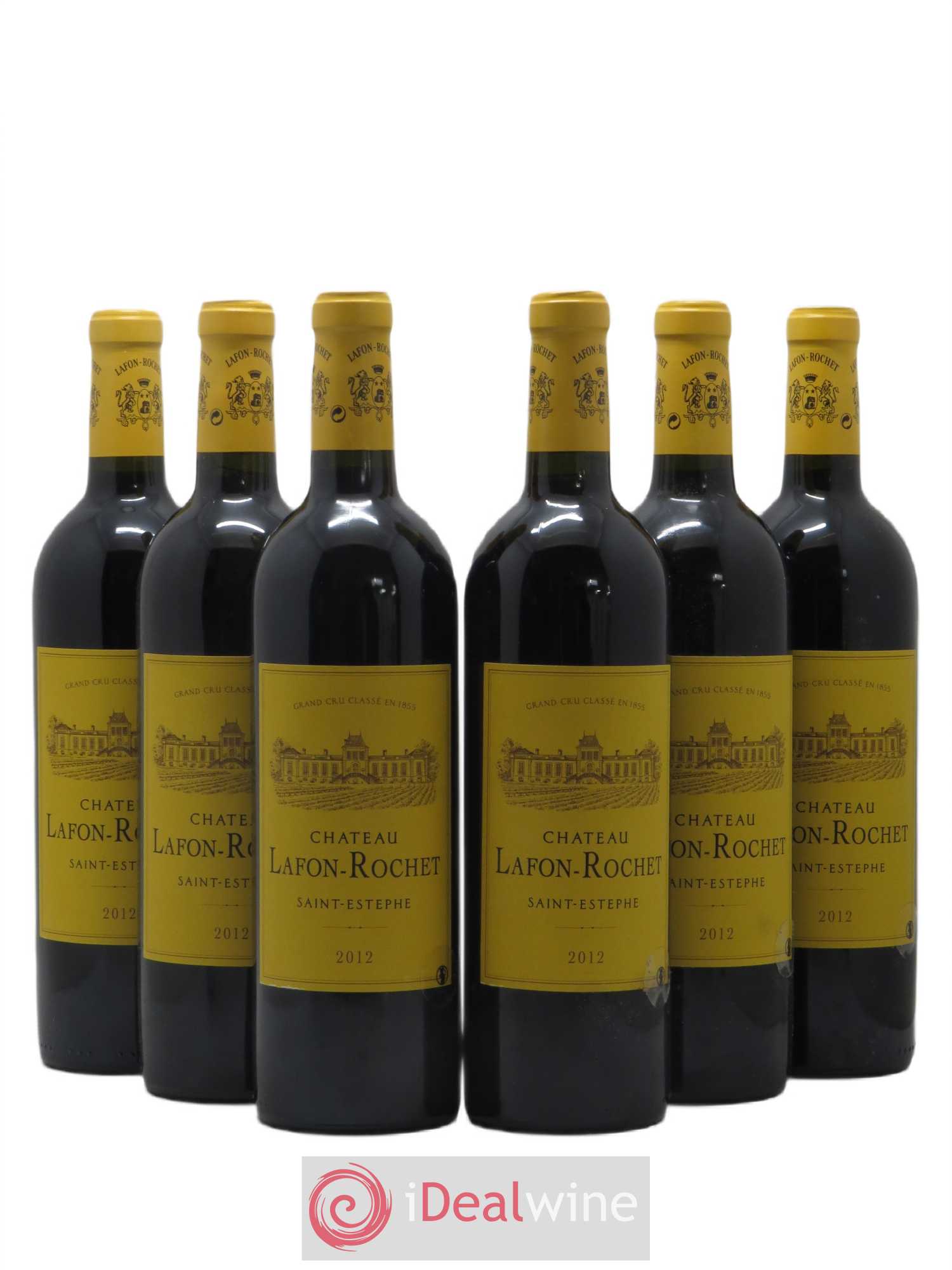 Château Lafon Rochet 4ème Grand Cru Classé (sans prix de réserve) 2012 - Lot de 6 bouteilles - 0