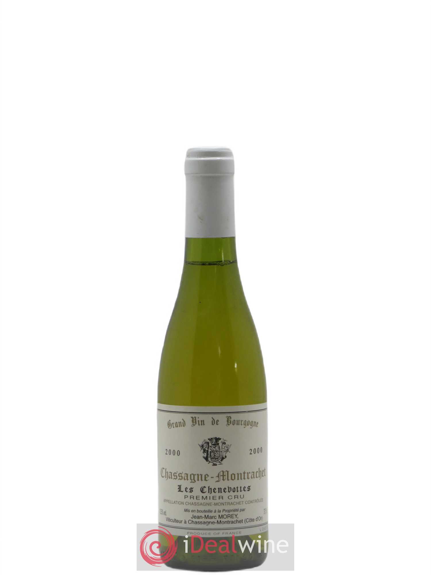 Chassagne-Montrachet 1er Cru Les Chenevottes Jean Marc Morey (sans prix de réserve) 2000 - Posten von 1 Demi-Flasche - 0