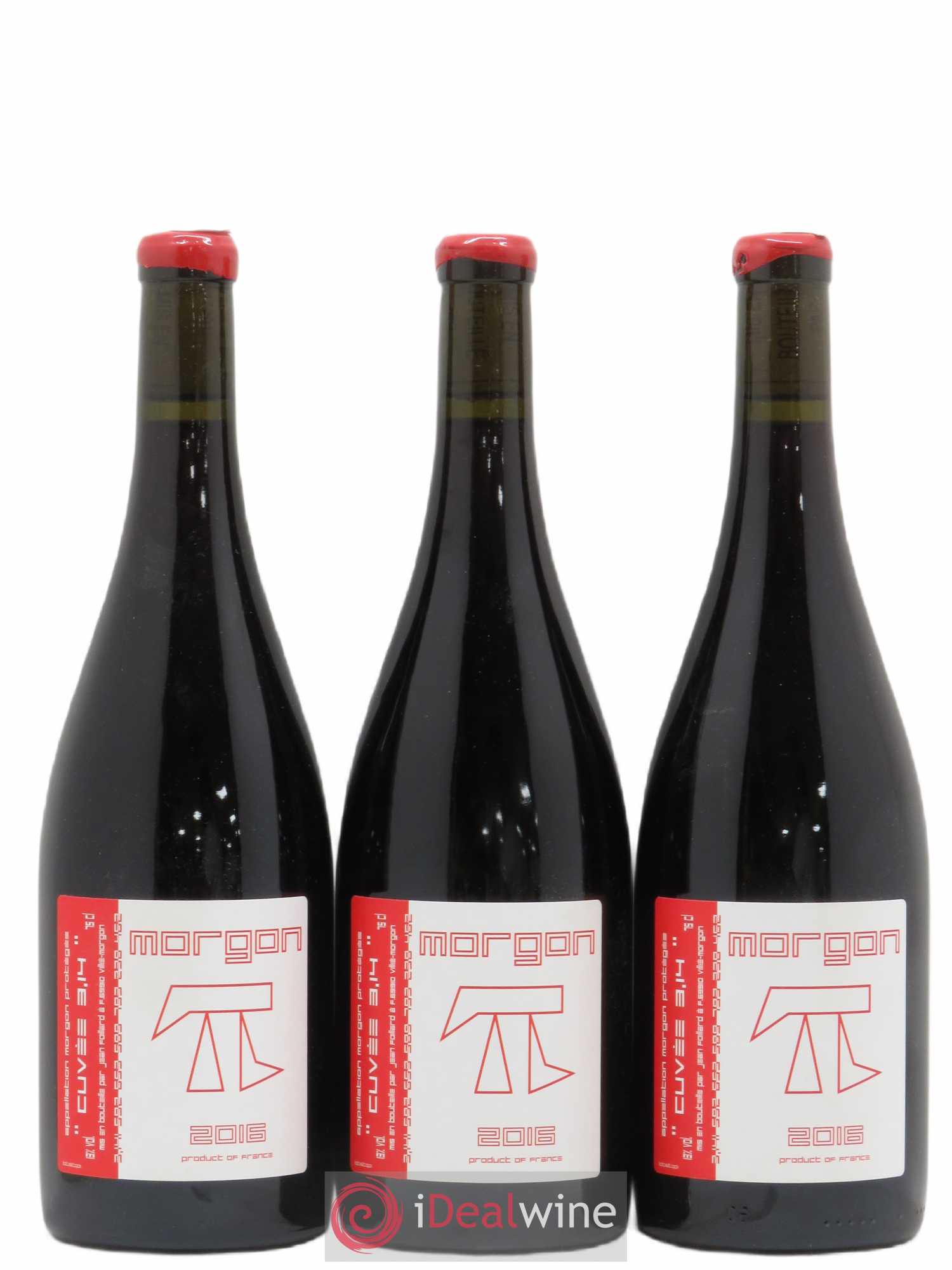 Morgon 3.14 Jean Foillard (sans prix de réserve) 2016 - Lot de 3 bouteilles - 0