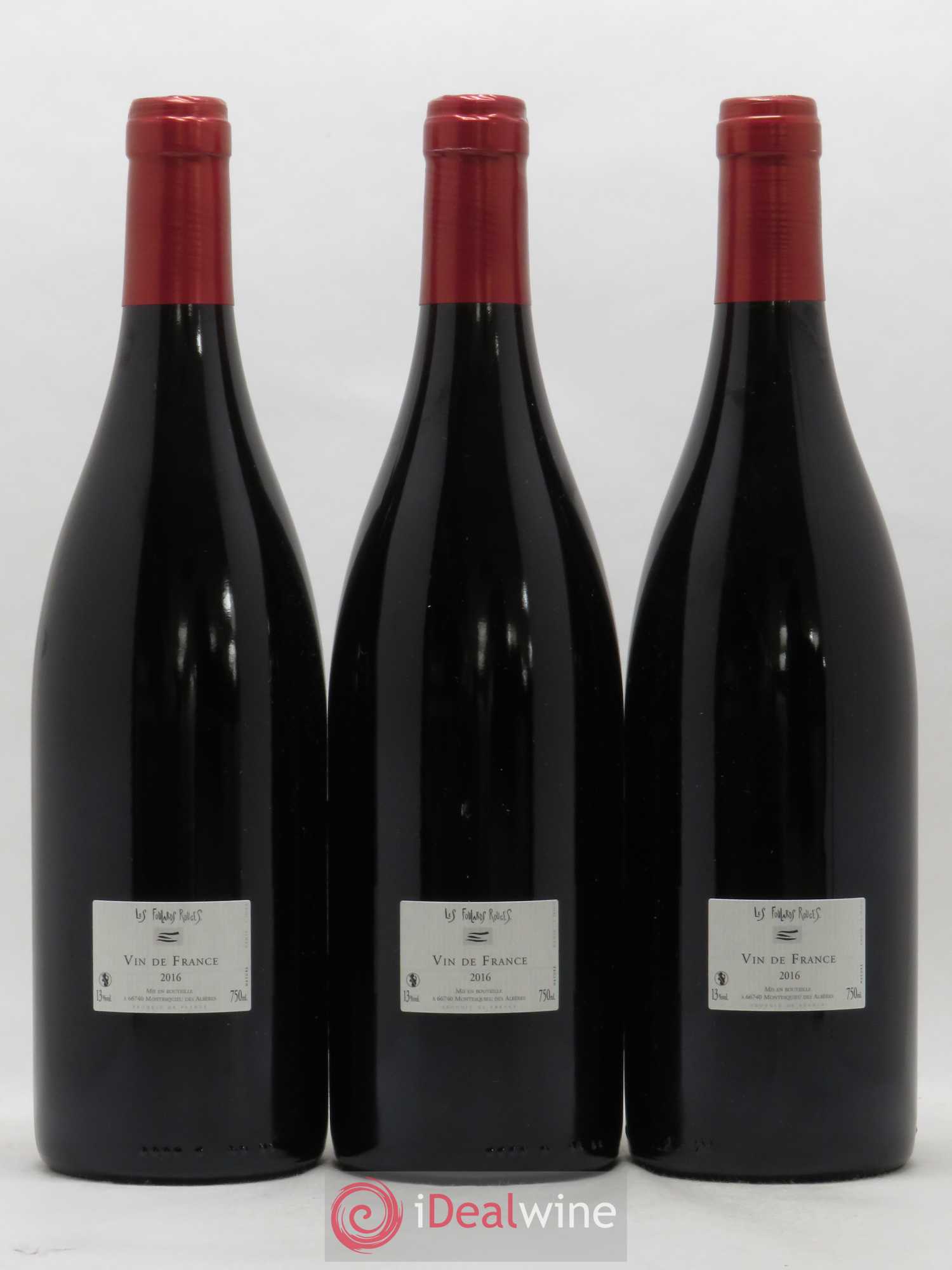 Vin de France Frida Les Foulards Rouges (no reserve) 2016 - Lot of 6 bottles - 2